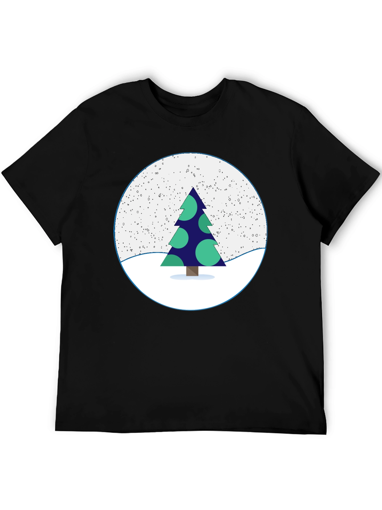 Festive Christmas Tree Graphic Tee - Holiday Style