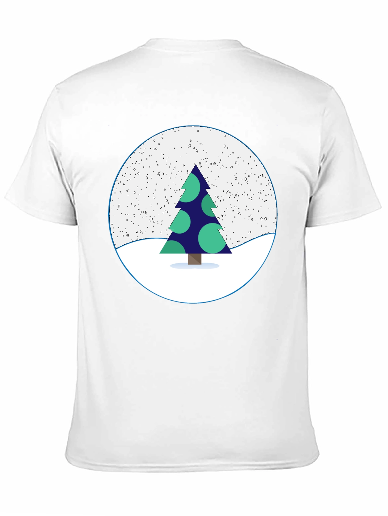 Festive Christmas Tree Graphic Tee - Holiday Style