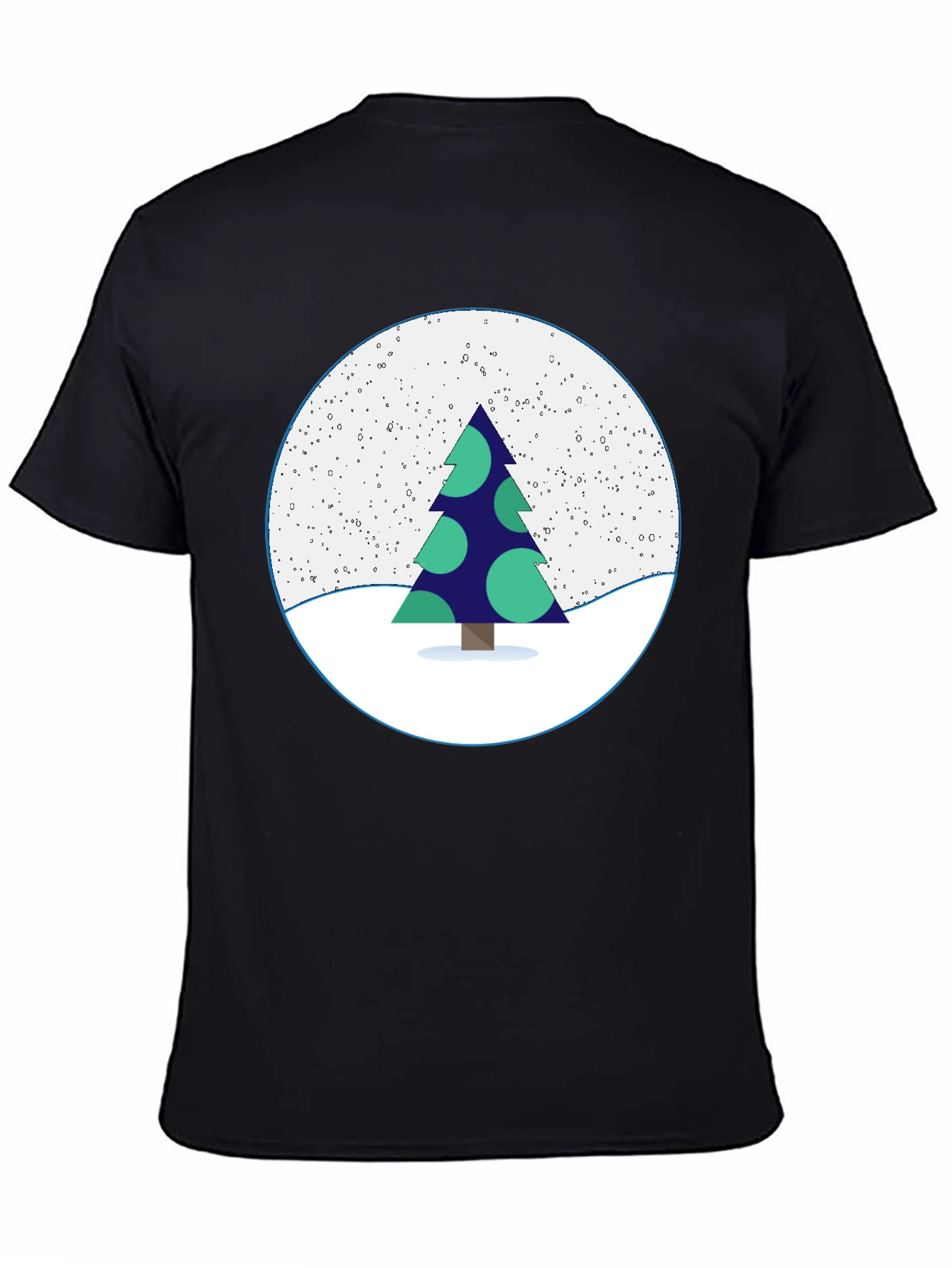 Festive Christmas Tree Graphic Tee - Holiday Style