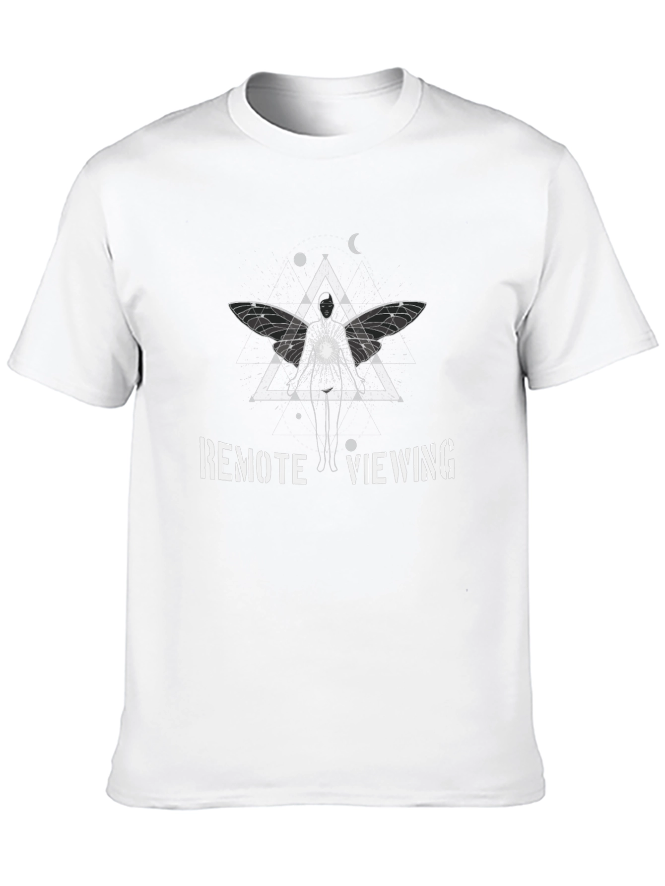 Remote Viewing Graphic Tee - Occult Spiritual Design