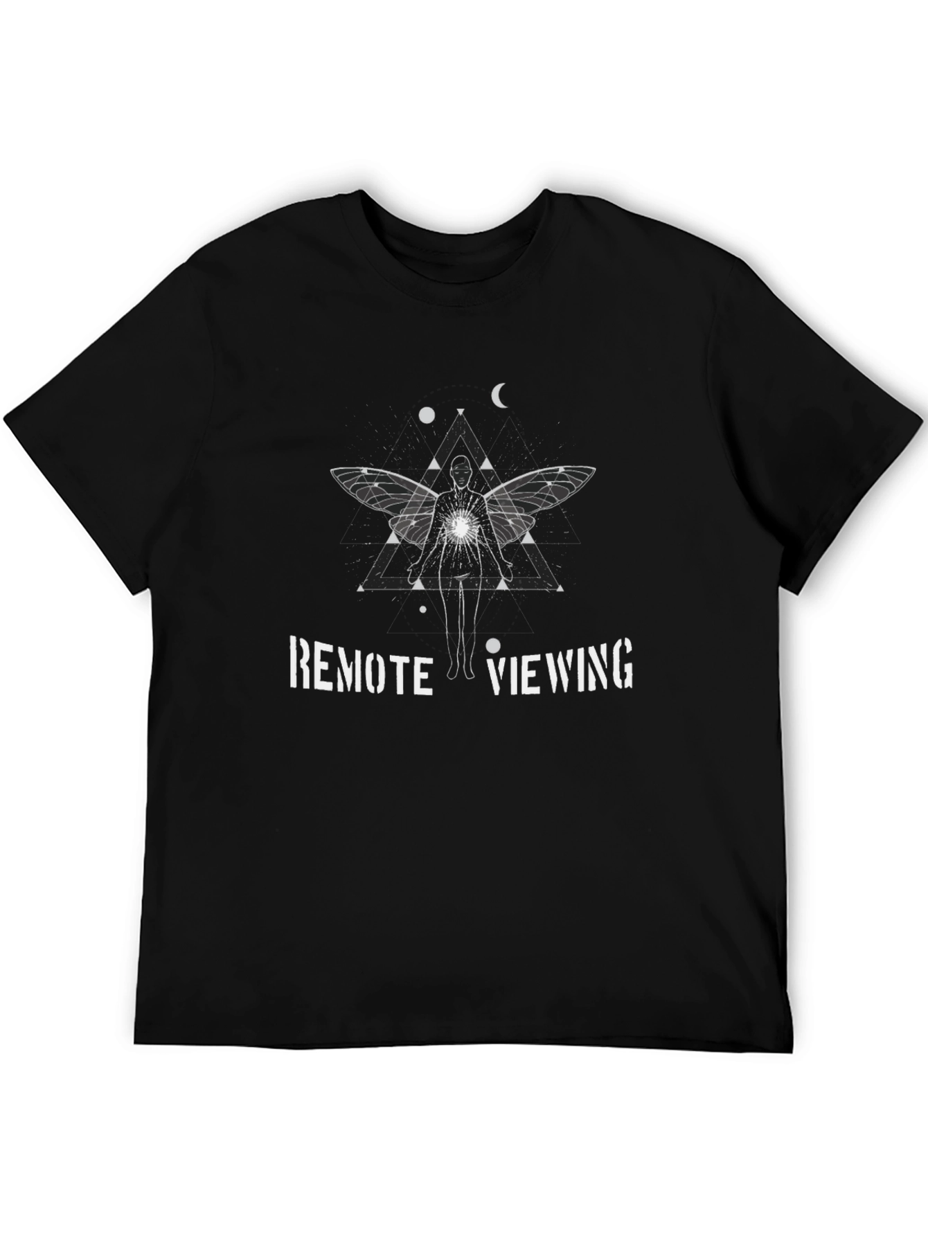 Remote Viewing Graphic Tee - Occult Spiritual Design