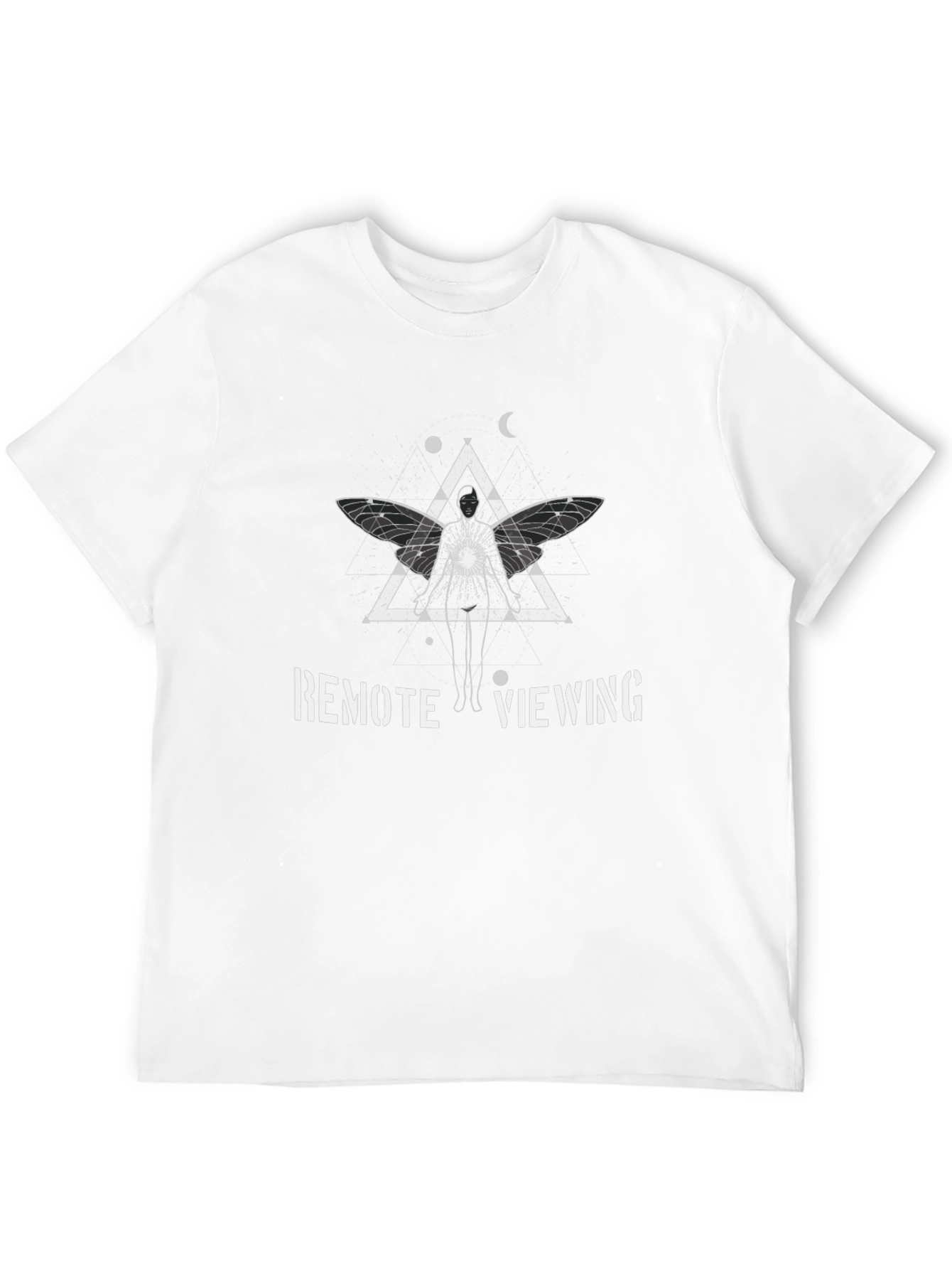 Remote Viewing Graphic Tee - Occult Spiritual Design