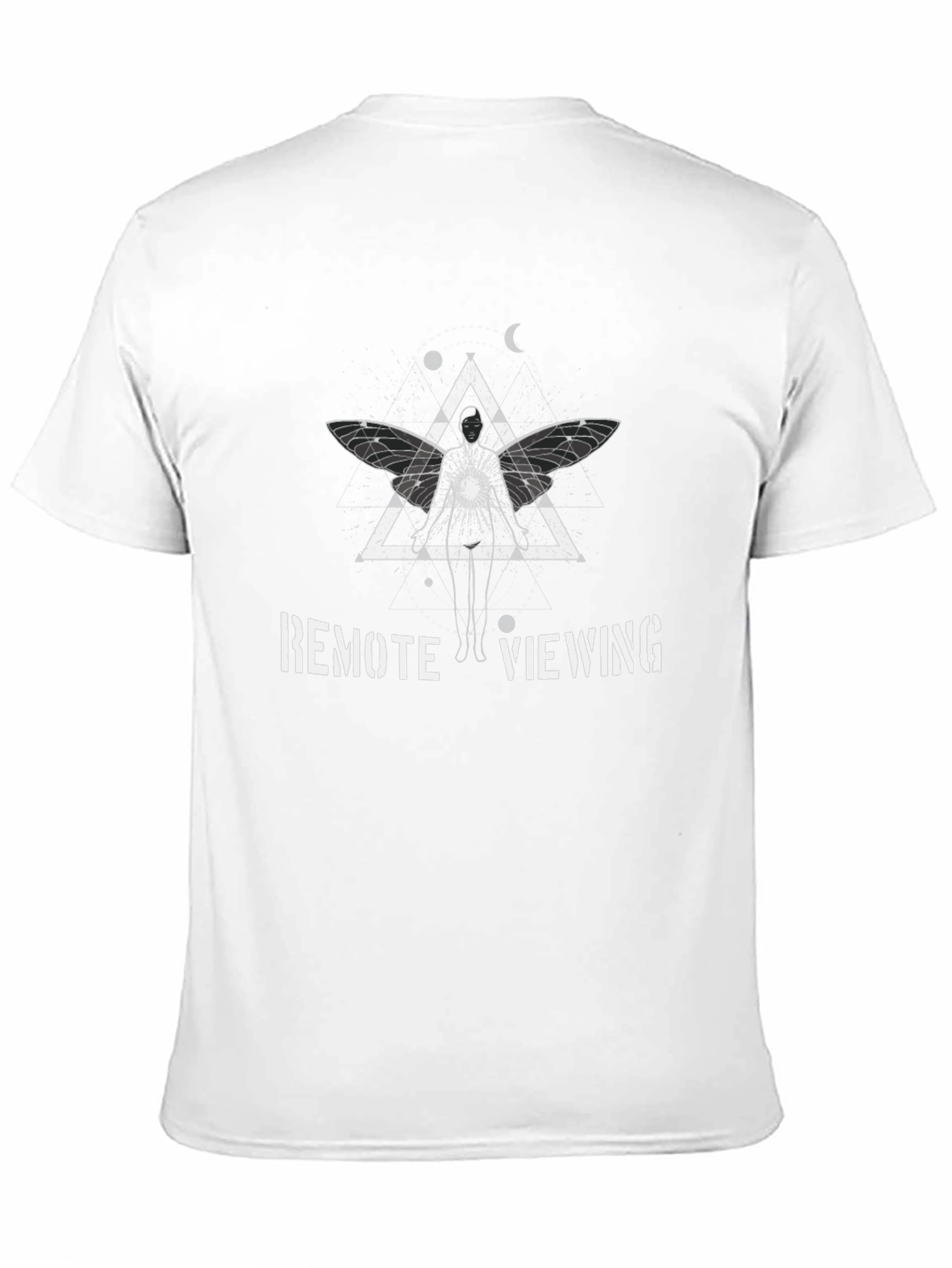 Remote Viewing Graphic Tee - Occult Spiritual Design