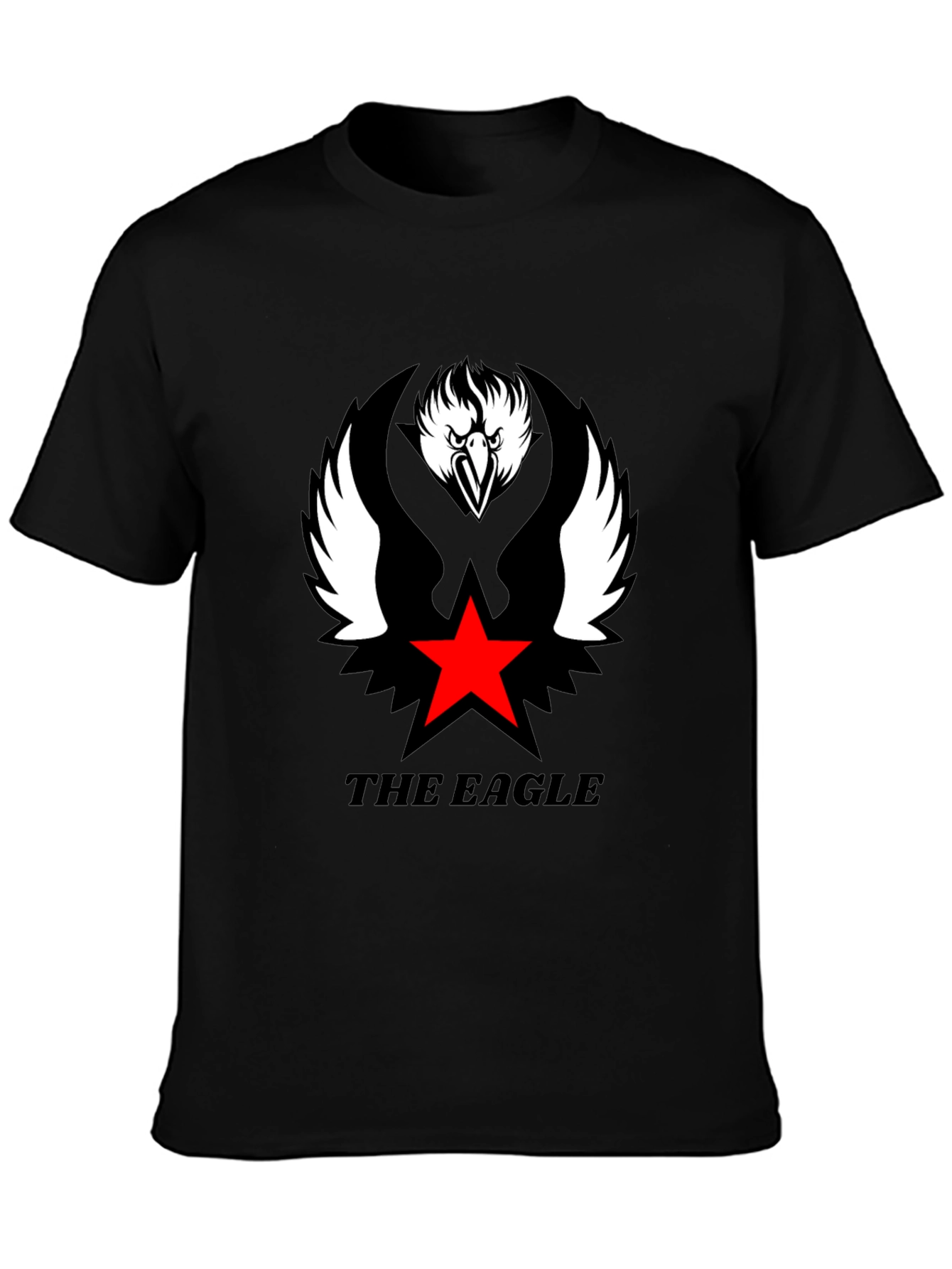 The Eagle Graphic Tee - Cool Black T-Shirt