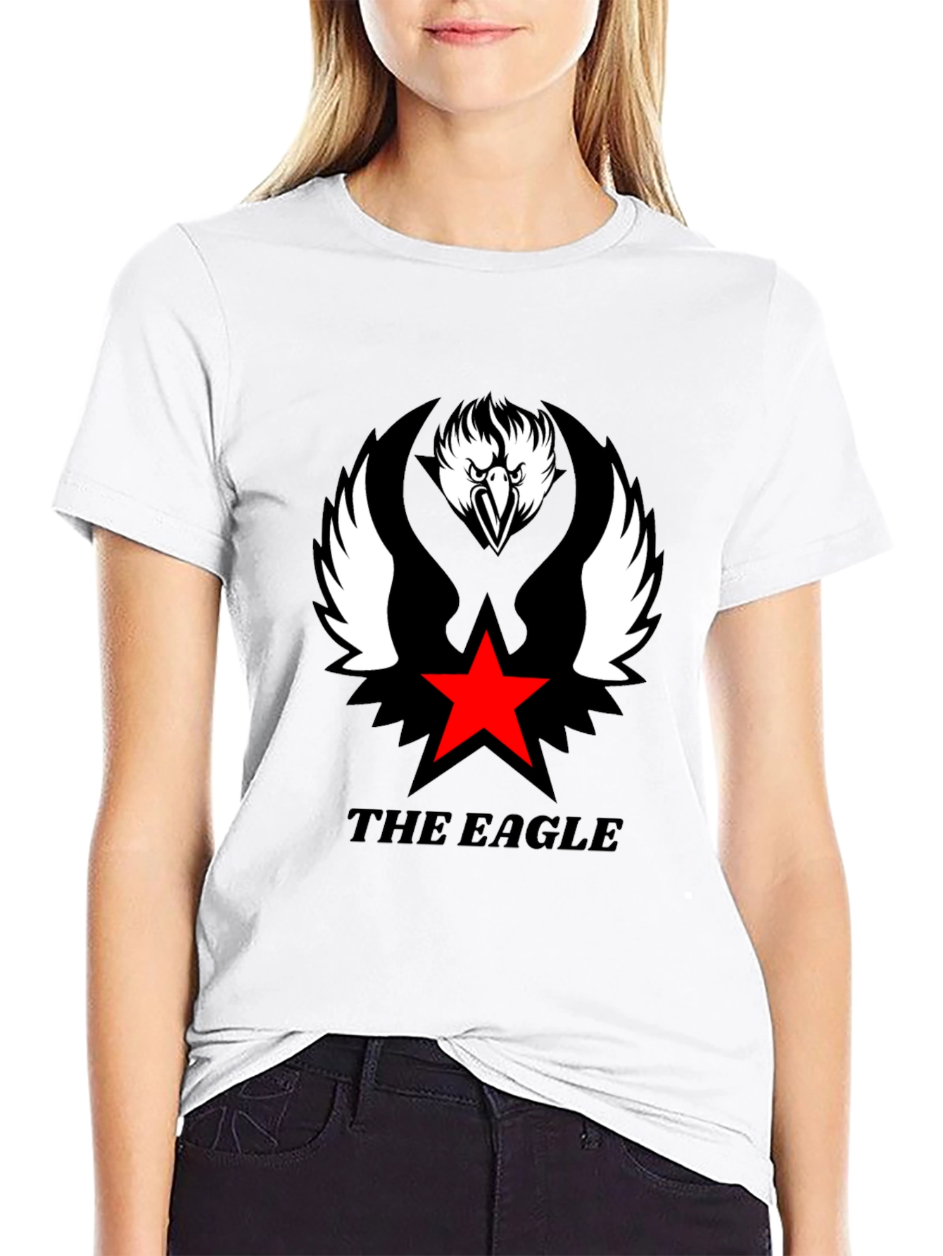 The Eagle Graphic Tee - Cool Black T-Shirt