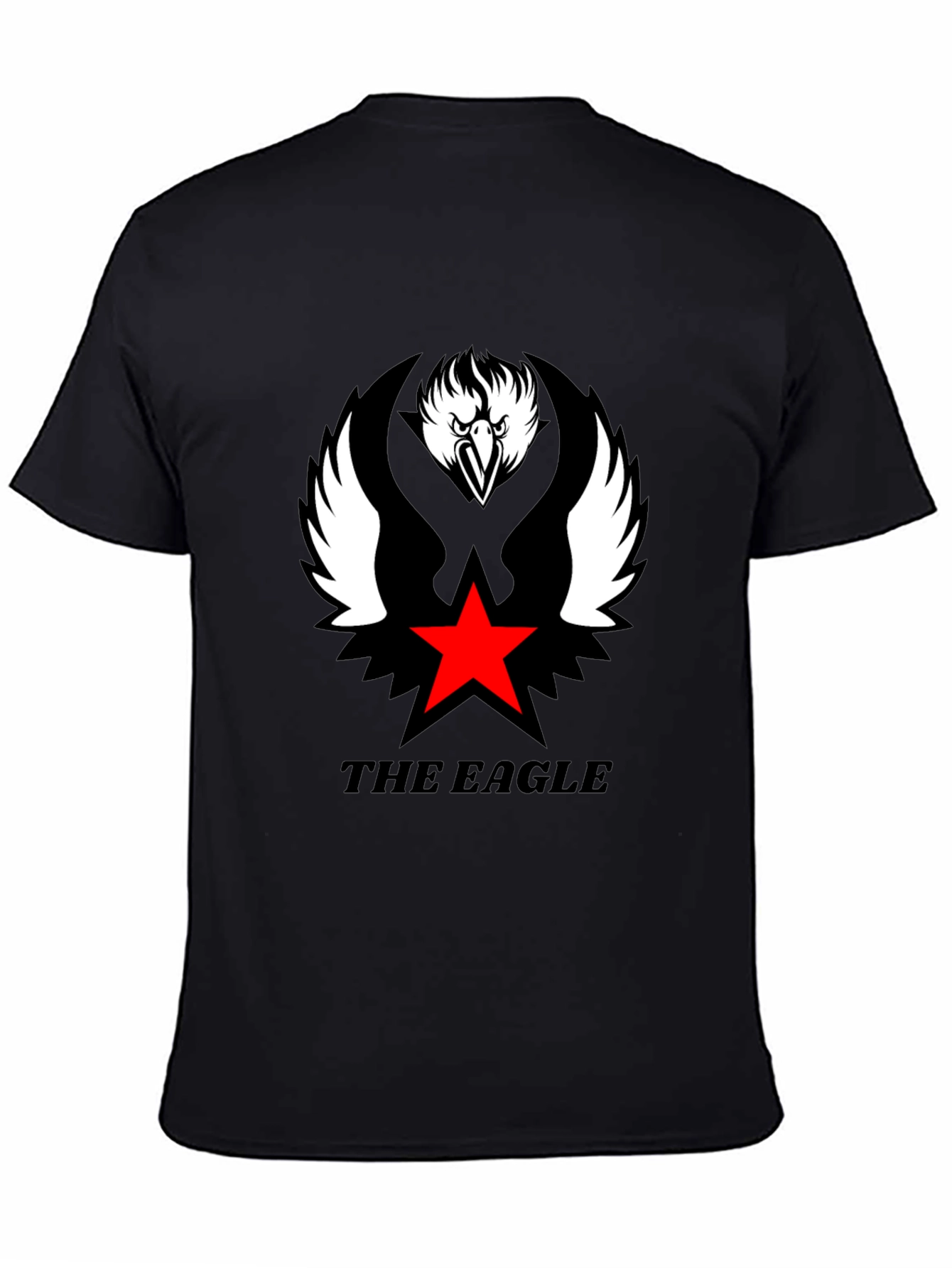 The Eagle Graphic Tee - Cool Black T-Shirt