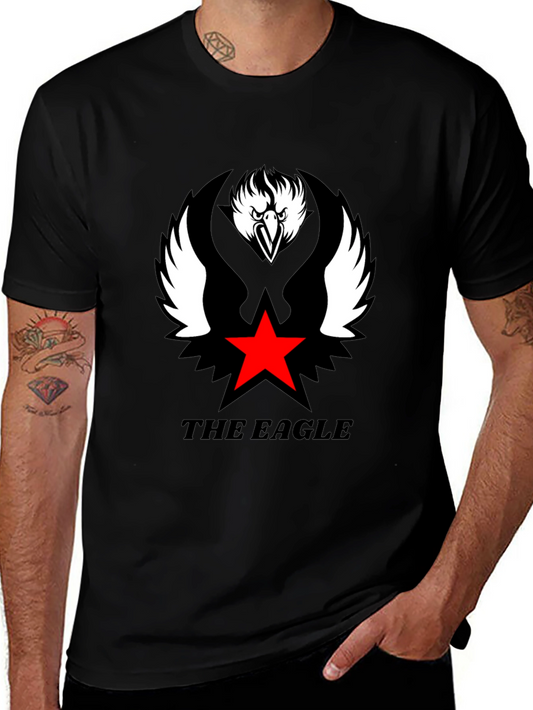The Eagle Graphic Tee - Cool Black T-Shirt