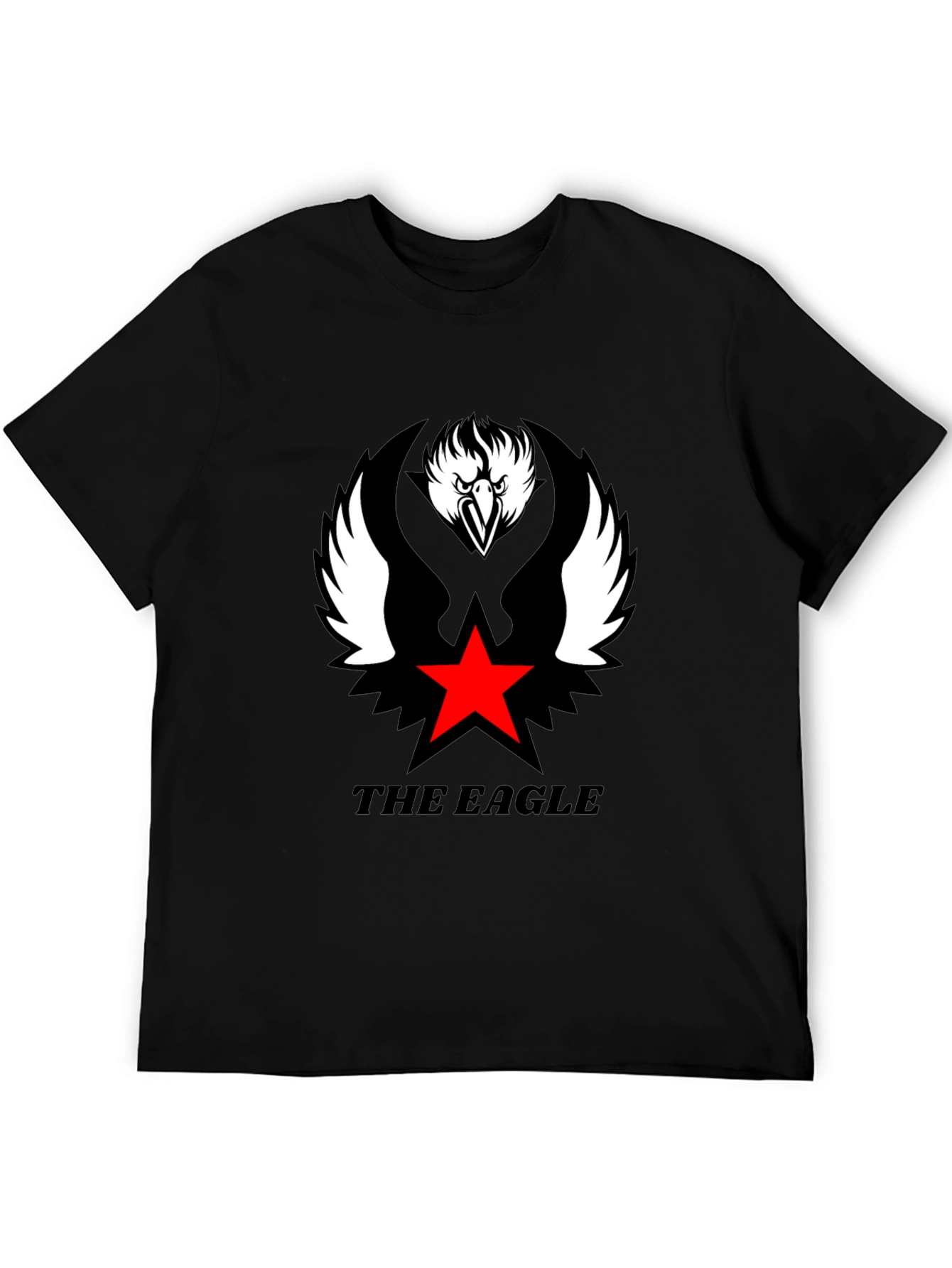 The Eagle Graphic Tee - Cool Black T-Shirt