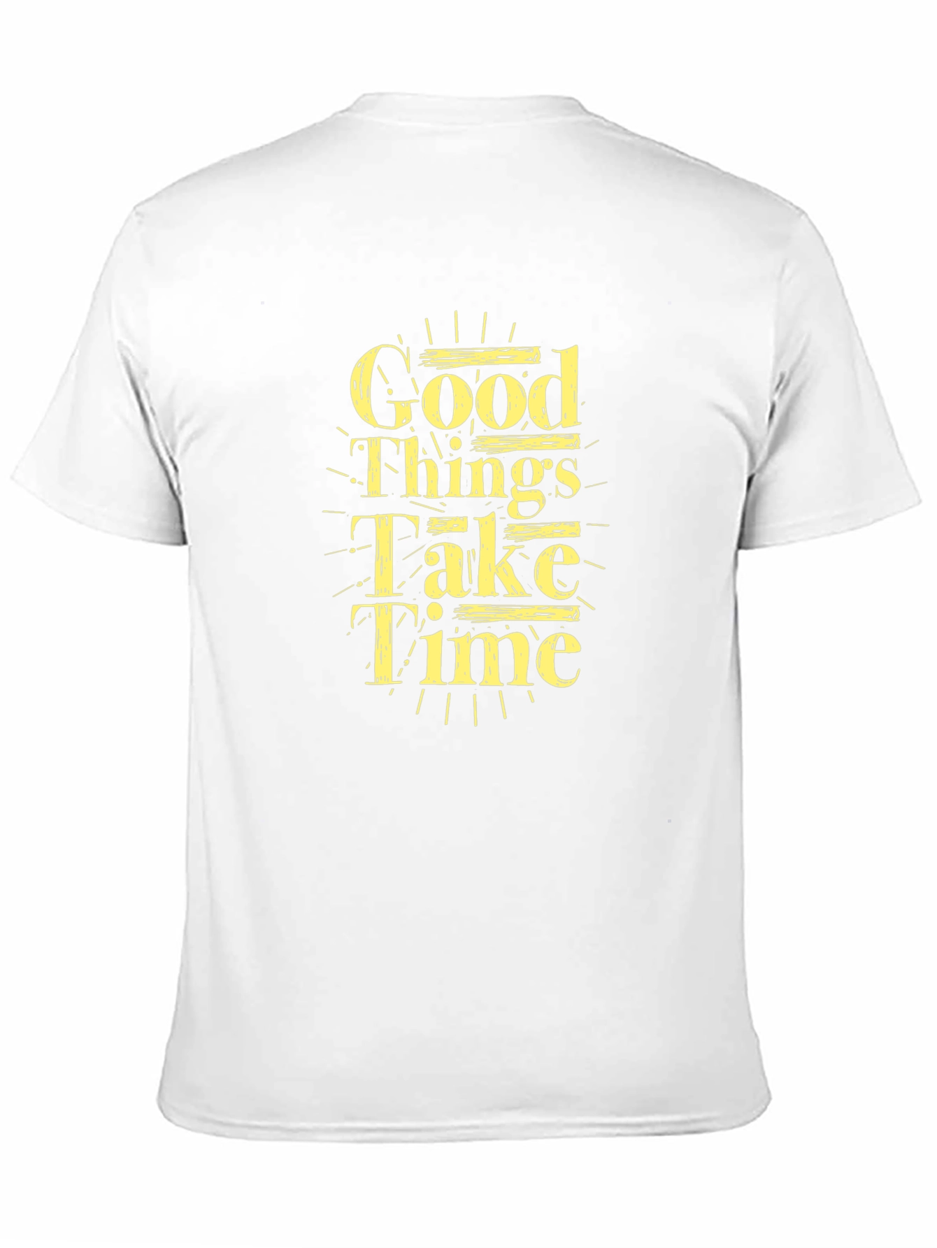 Good Things Take Time Black Graphic Tee