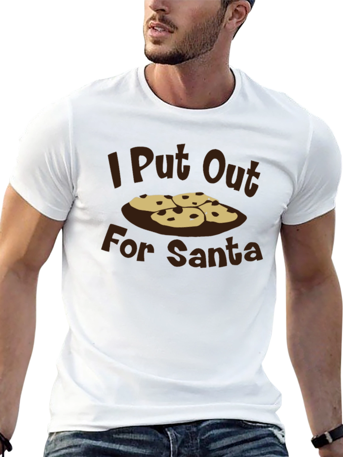 I Put Out For Santa Funny Christmas T-Shirt