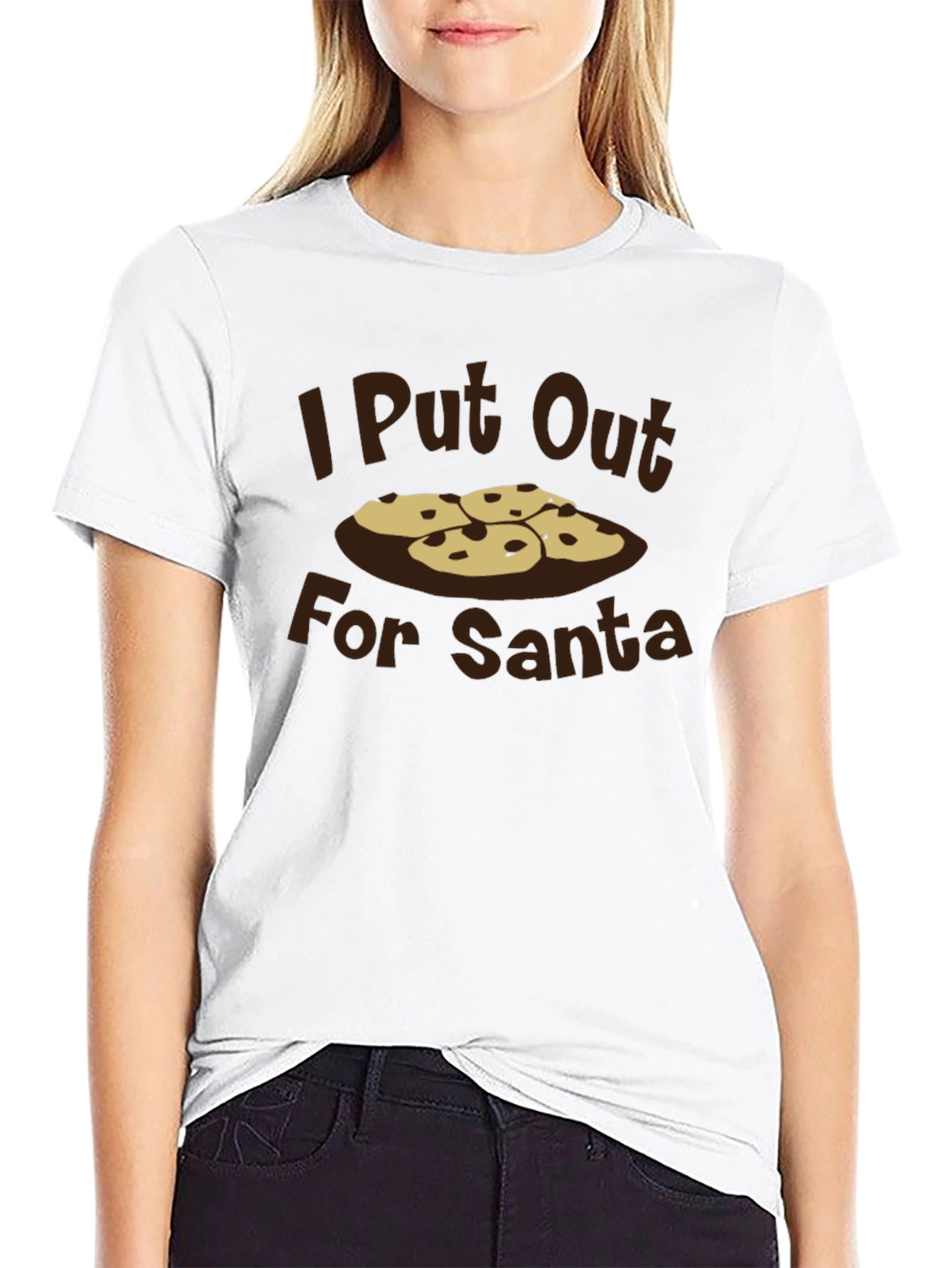 I Put Out For Santa Funny Christmas T-Shirt