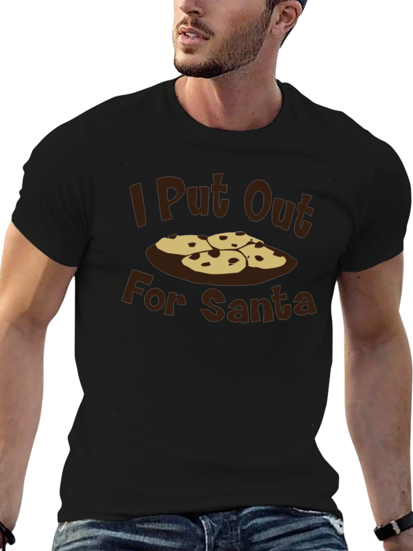 I Put Out For Santa Funny Christmas T-Shirt