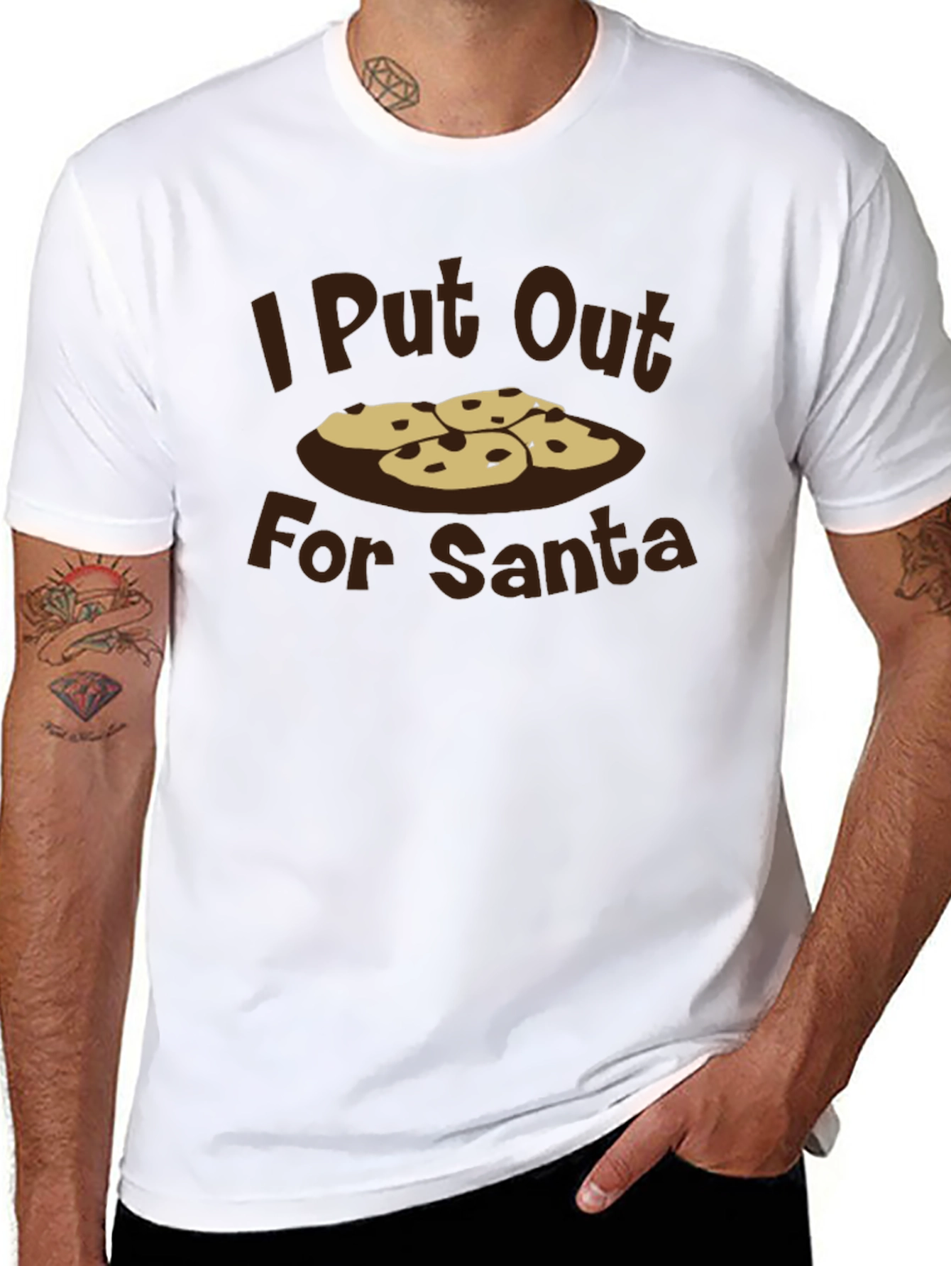 I Put Out For Santa Funny Christmas T-Shirt