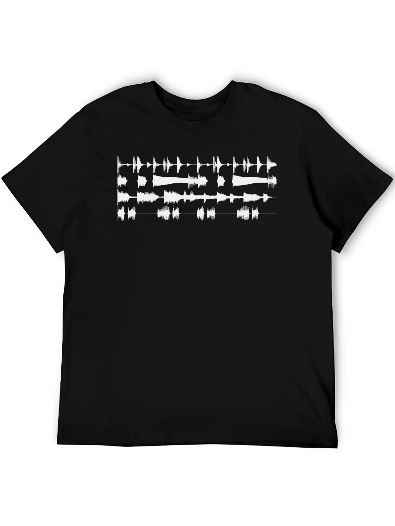 Soundwave Graphic Tee - Black