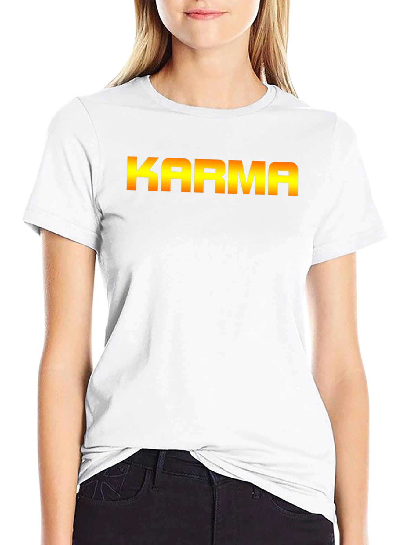 KARMA Graphic T-Shirt - Bold Statement Tee