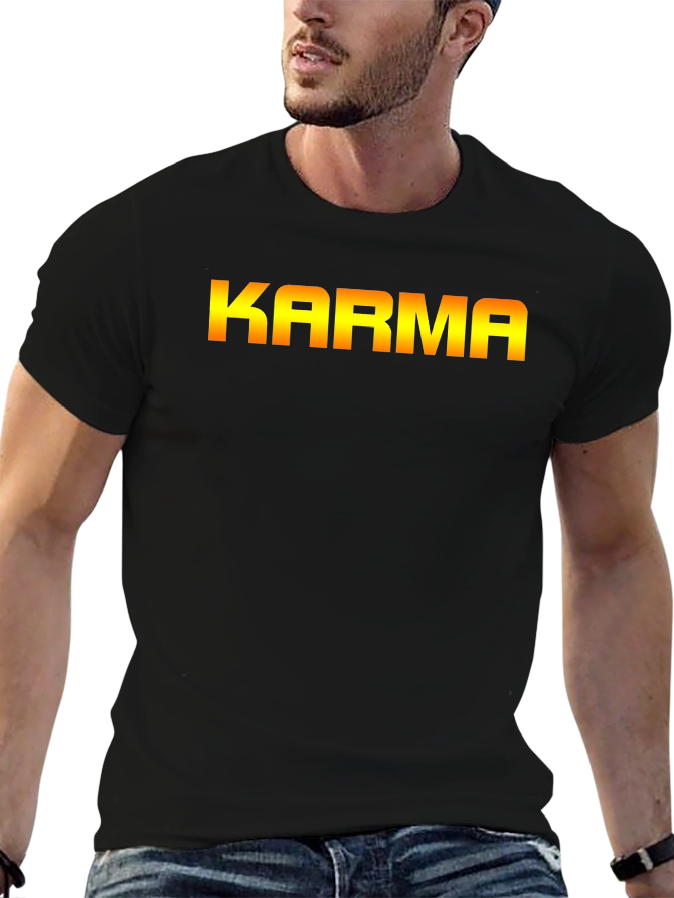 KARMA Graphic T-Shirt - Bold Statement Tee