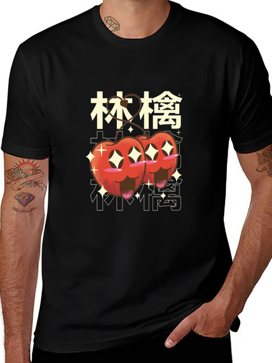 Kawaii Cherry Graphic Tee