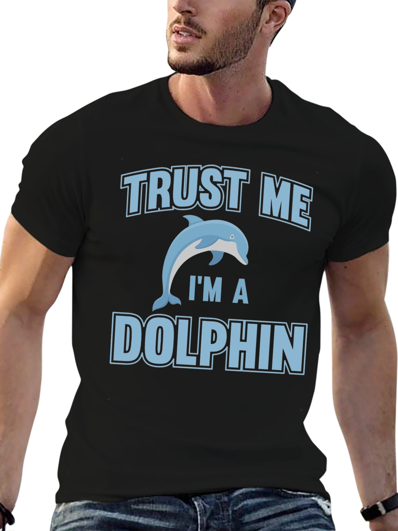 Trust Me Im a Dolphin Graphic Tee
