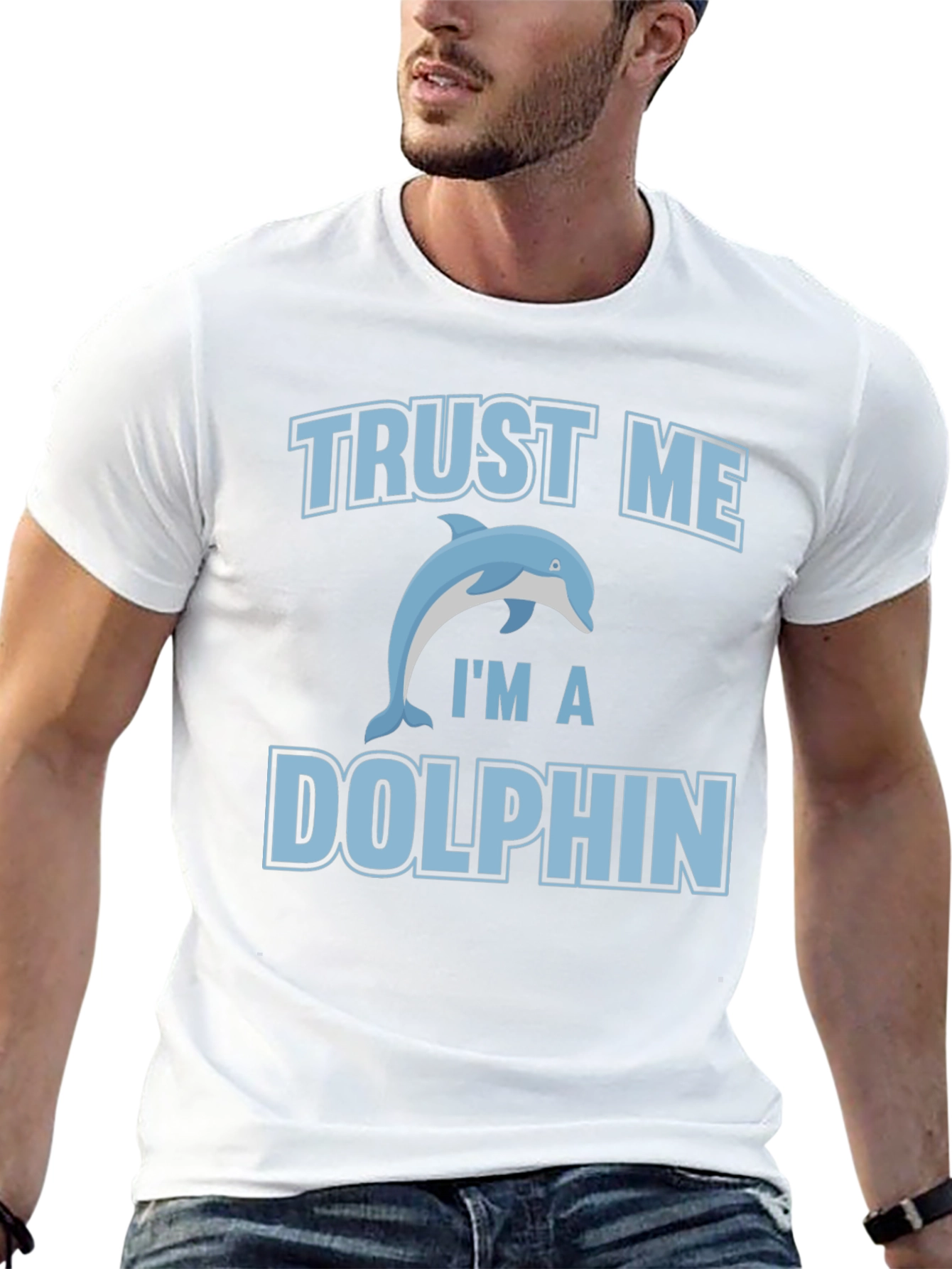 Trust Me Im a Dolphin Graphic Tee