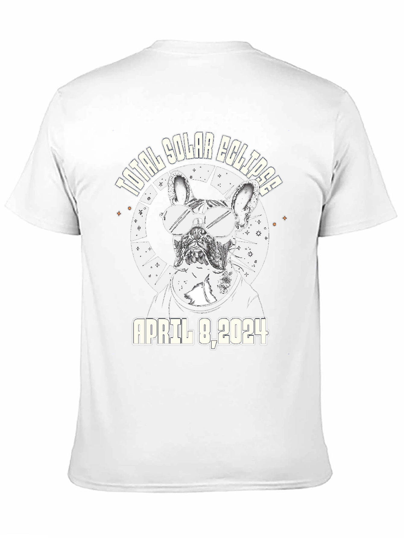 Total Solar Eclipse April 8 2024 Dog T-Shirt