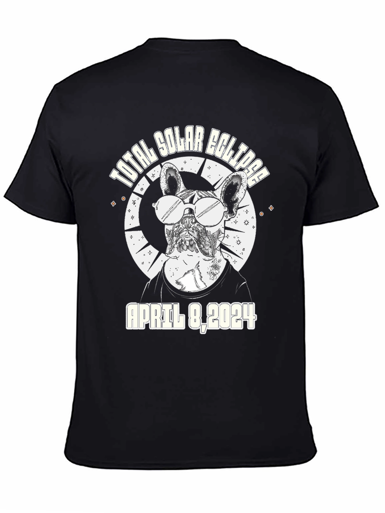 Total Solar Eclipse April 8 2024 Dog T-Shirt