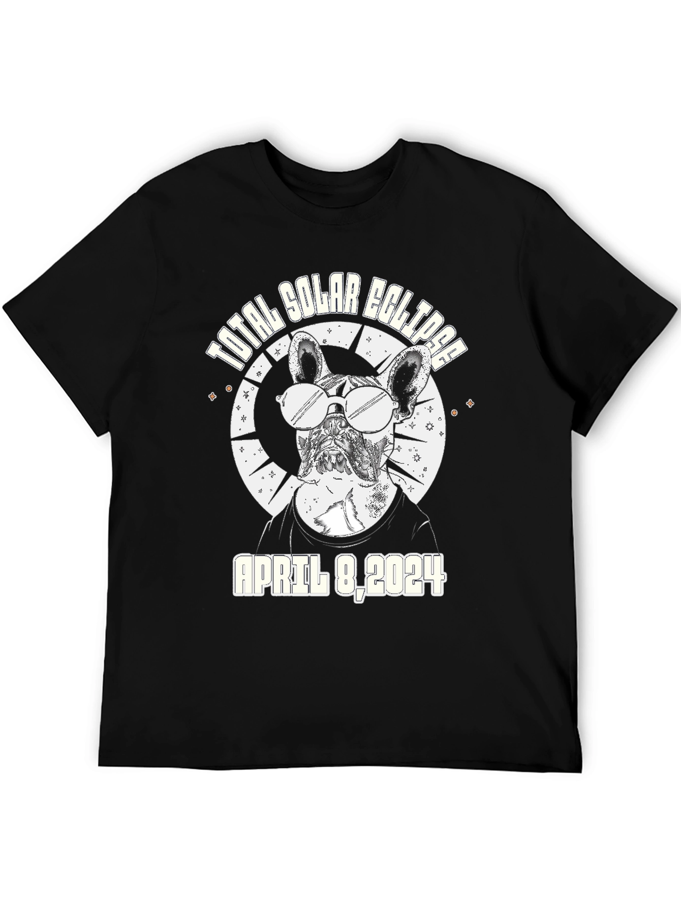 Total Solar Eclipse April 8 2024 Dog T-Shirt