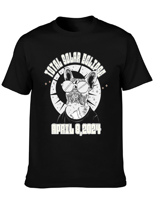Total Solar Eclipse April 8 2024 Dog T-Shirt