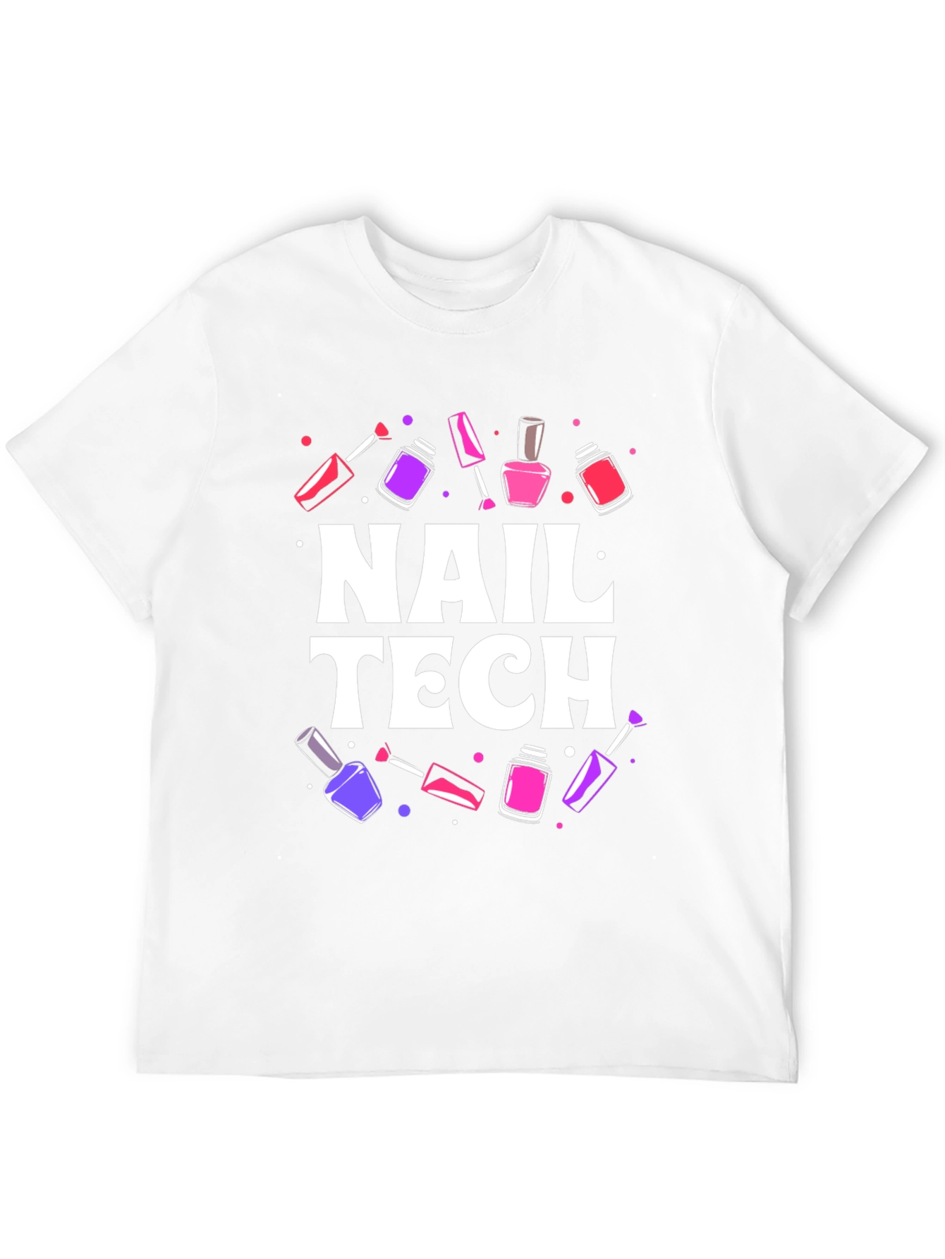 Nail Tech T-Shirt - Stylish Manicure Design