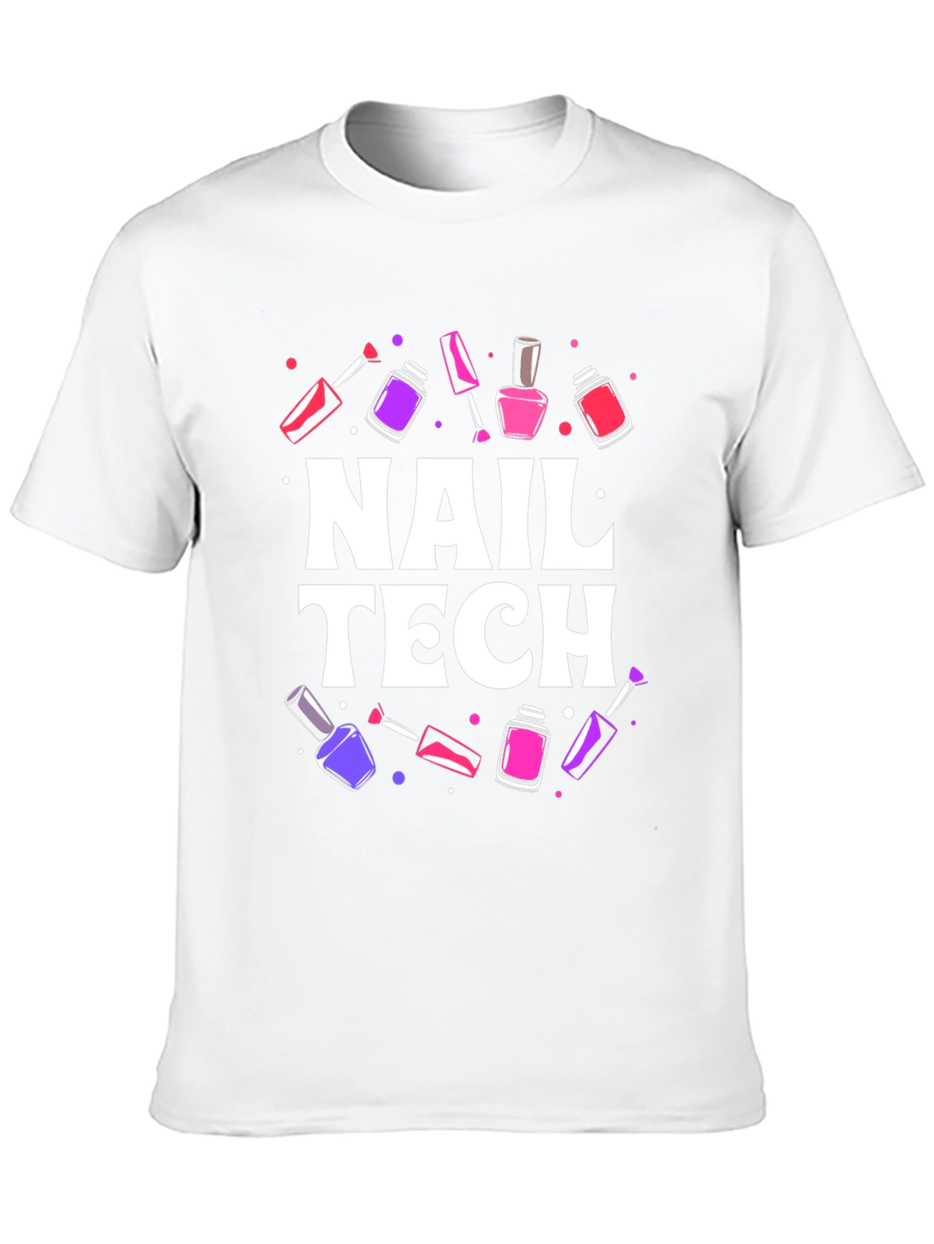 Nail Tech T-Shirt - Stylish Manicure Design
