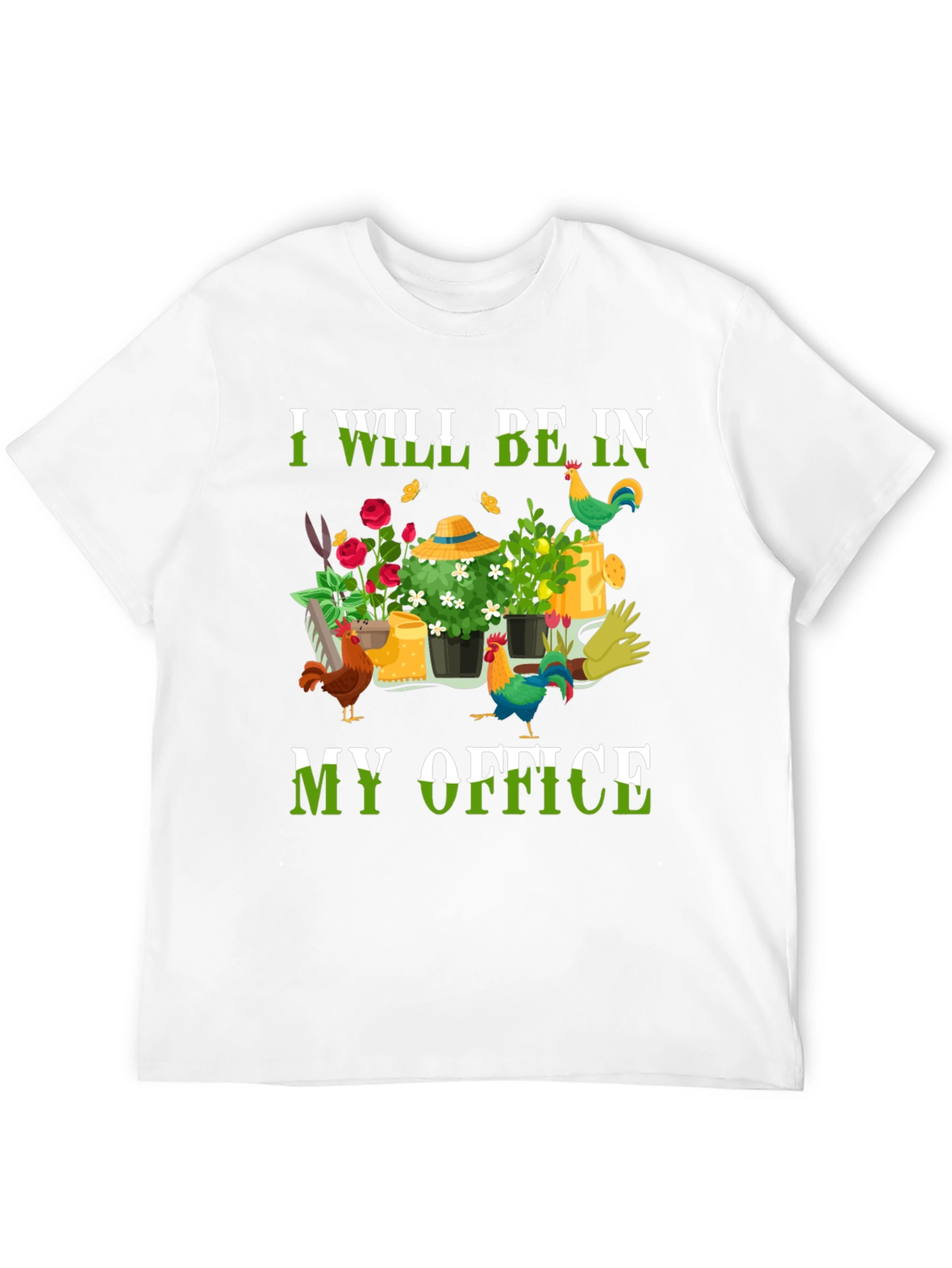 Gardeners Office T-Shirt - Gardening Lover Tee