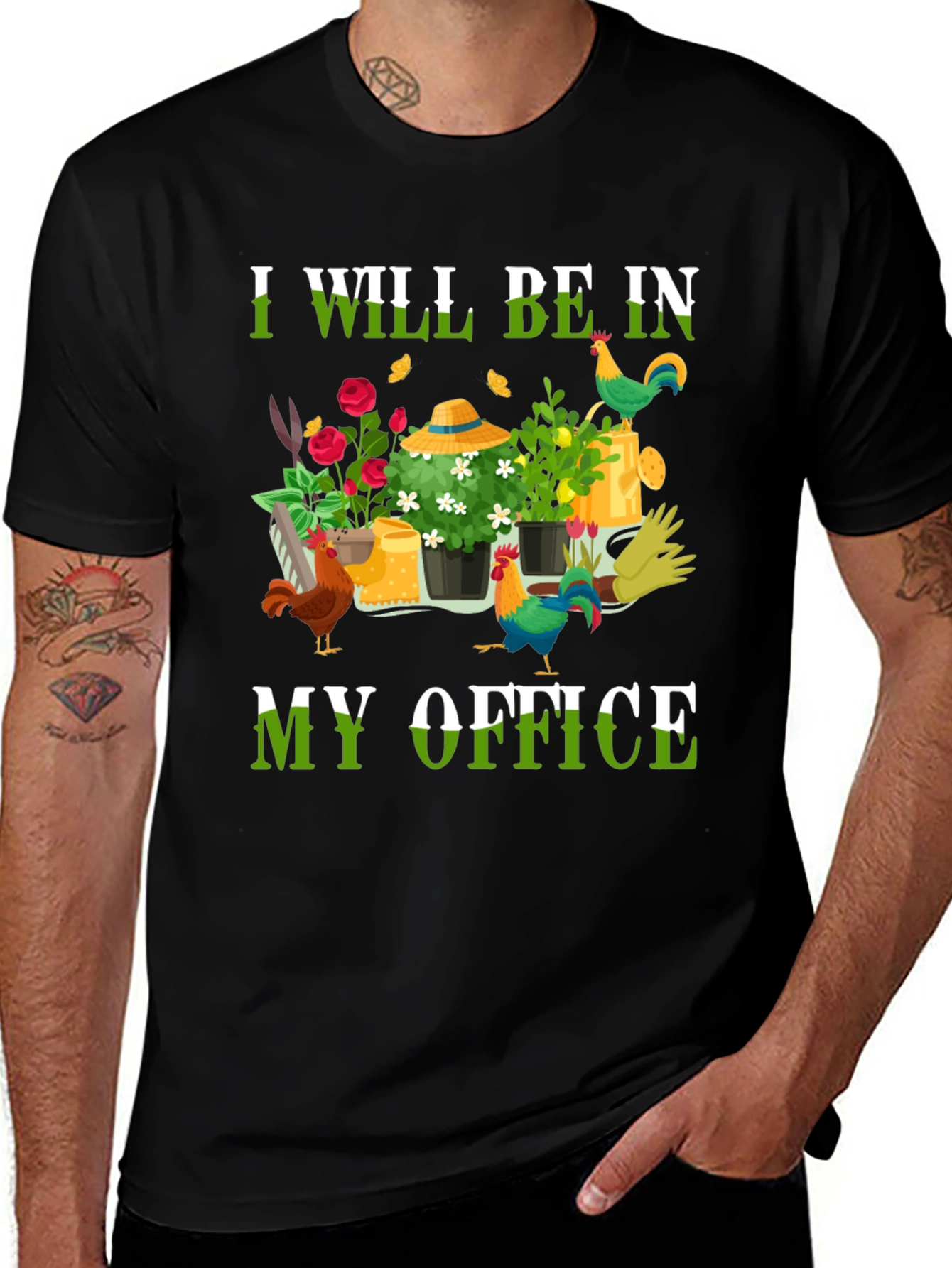 Gardeners Office T-Shirt - Gardening Lover Tee