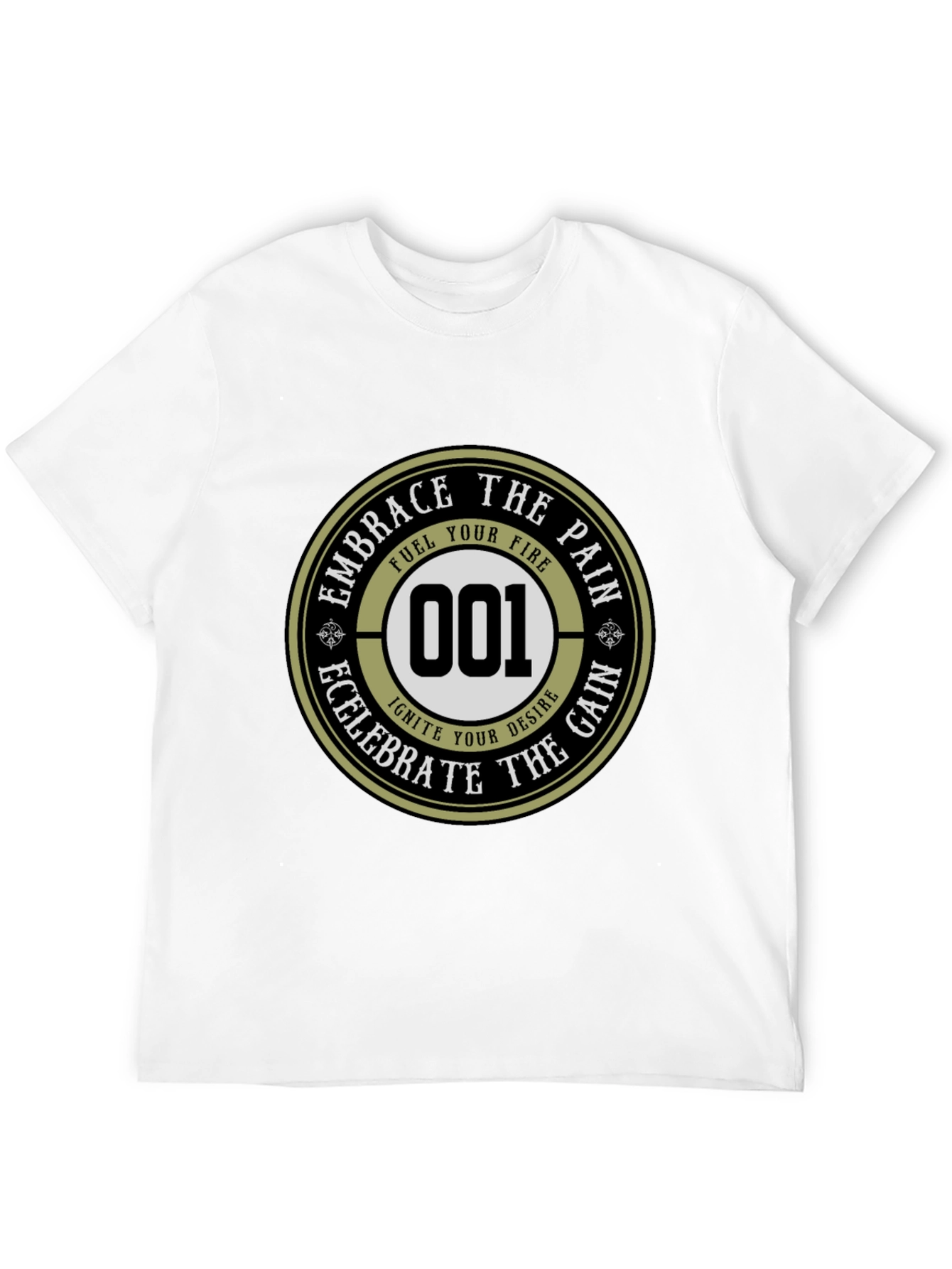 Embrace the Pain Graphic Tee - Mens Black T-Shirt