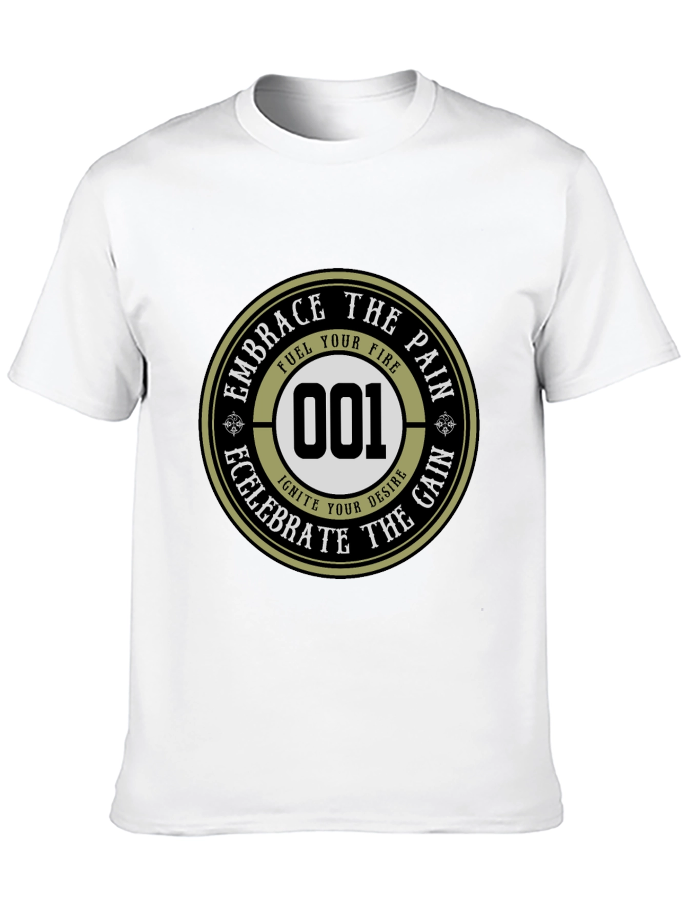 Embrace the Pain Graphic Tee - Mens Black T-Shirt