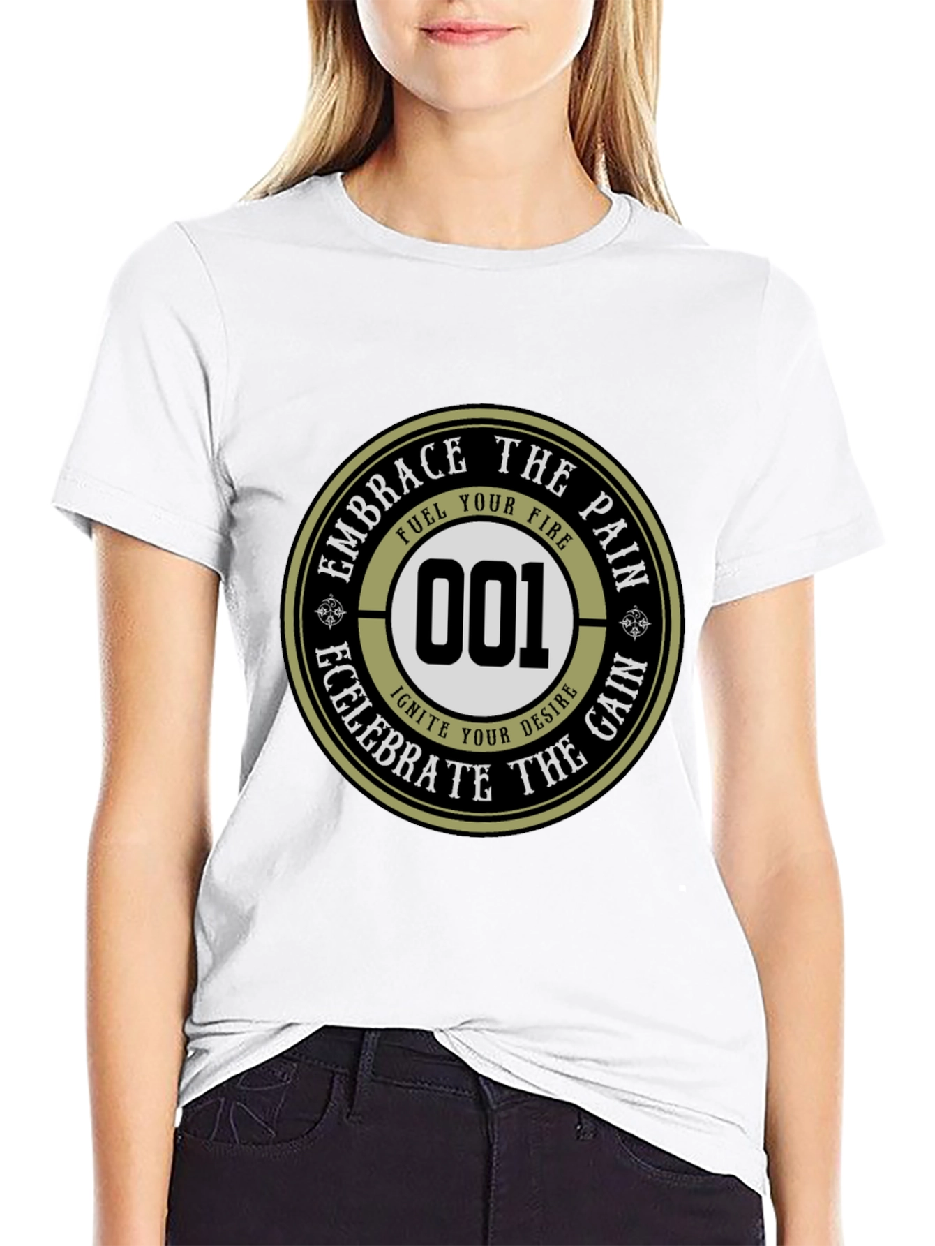 Embrace the Pain Graphic Tee - Mens Black T-Shirt