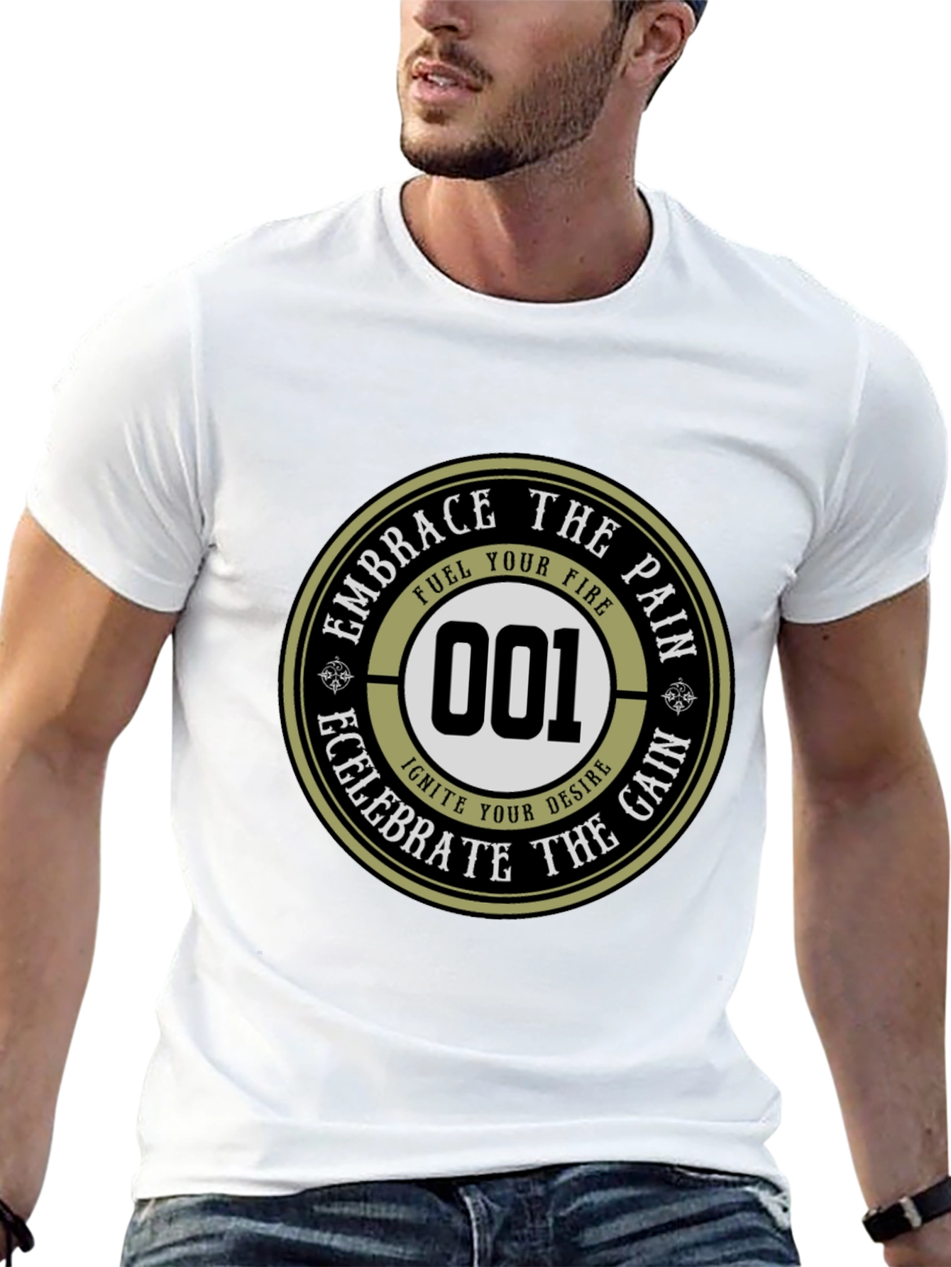 Embrace the Pain Graphic Tee - Mens Black T-Shirt