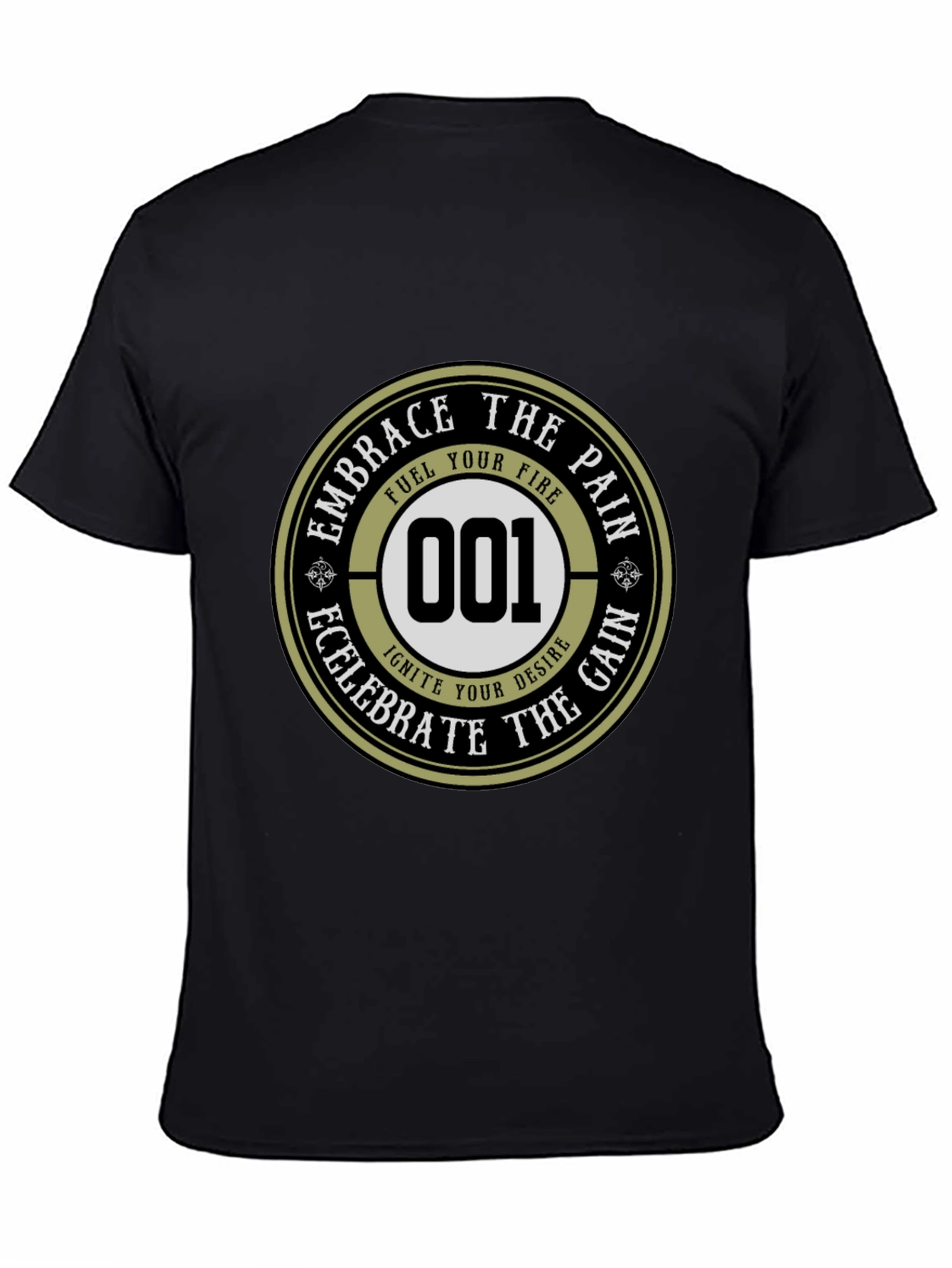 Embrace the Pain Graphic Tee - Mens Black T-Shirt