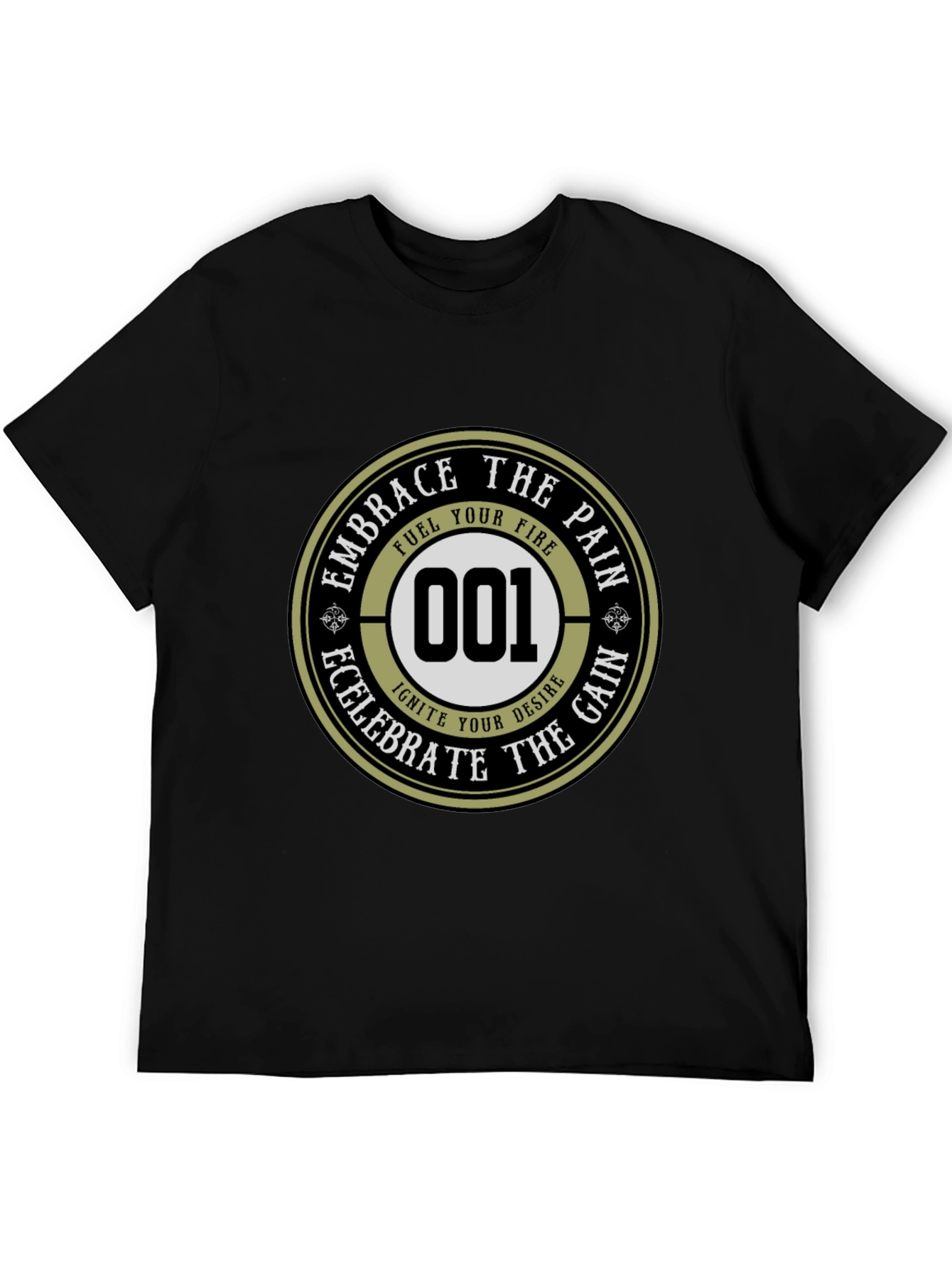 Embrace the Pain Graphic Tee - Mens Black T-Shirt