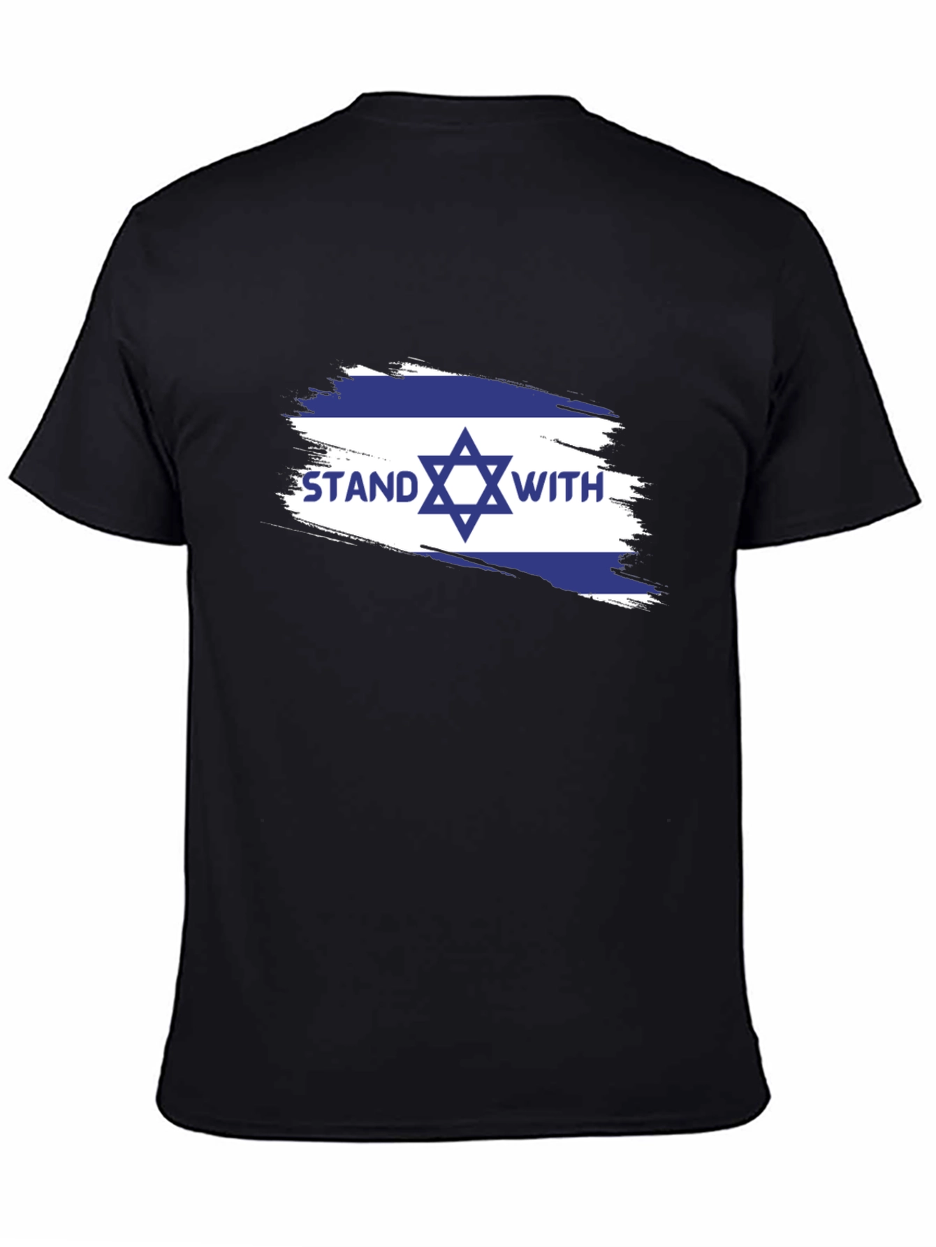 Stand With Israel T-Shirt - Mens Black Tee
