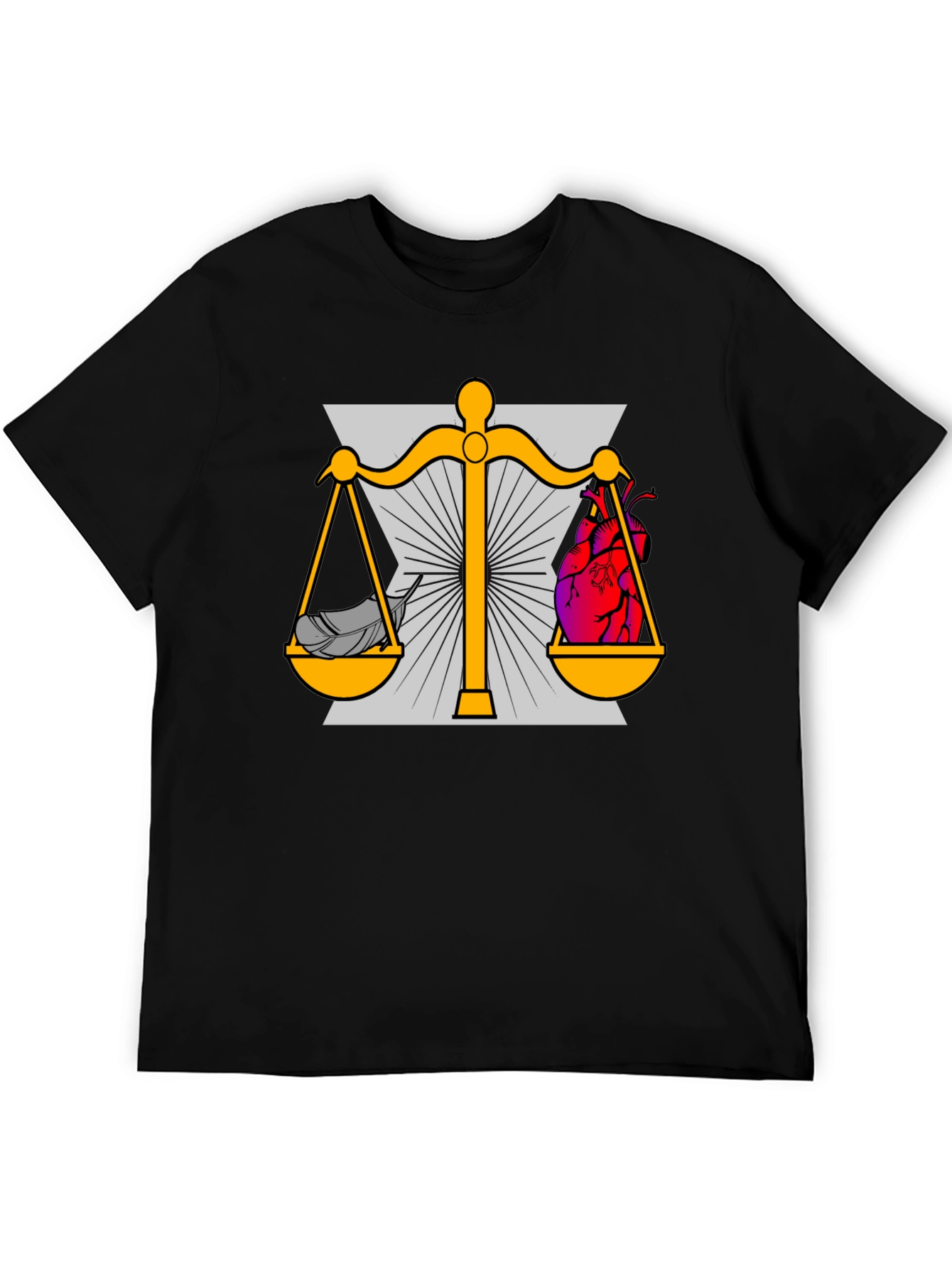 Heart and Mind Balance Graphic T-Shirt