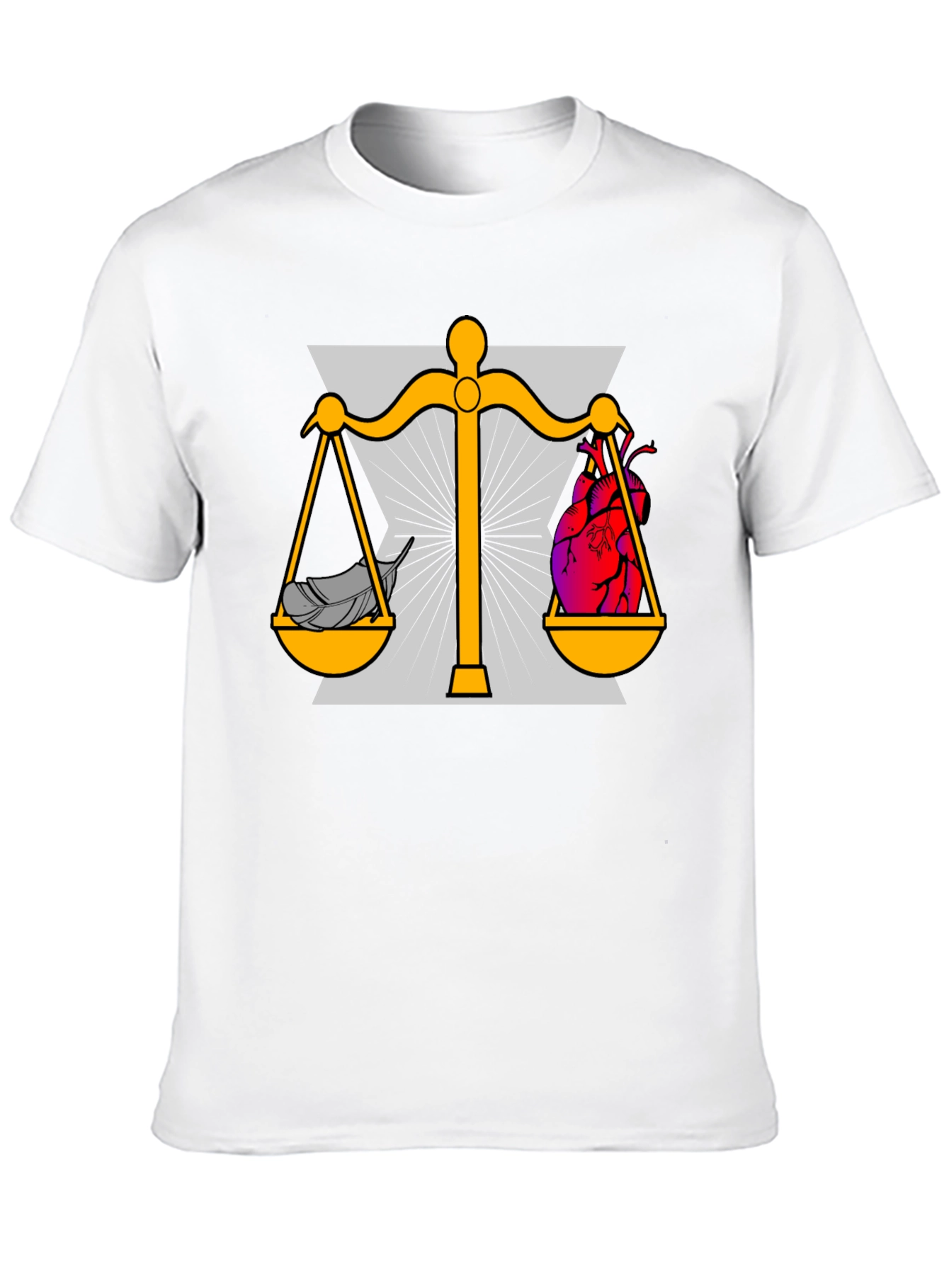 Heart and Mind Balance Graphic T-Shirt