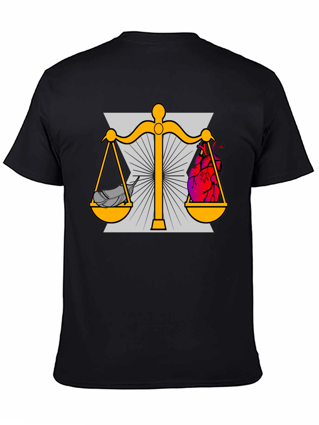 Heart and Mind Balance Graphic T-Shirt