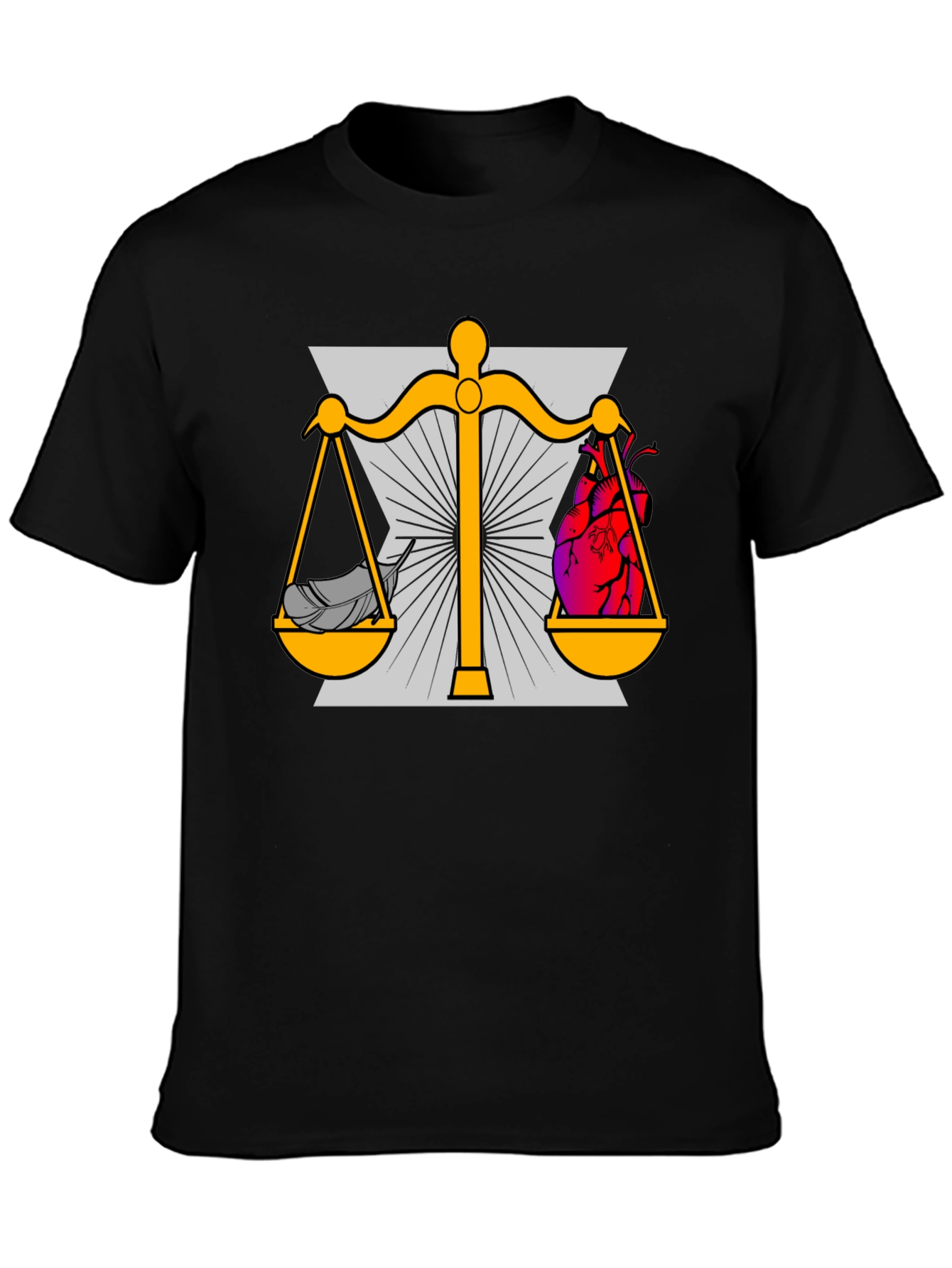 Heart and Mind Balance Graphic T-Shirt