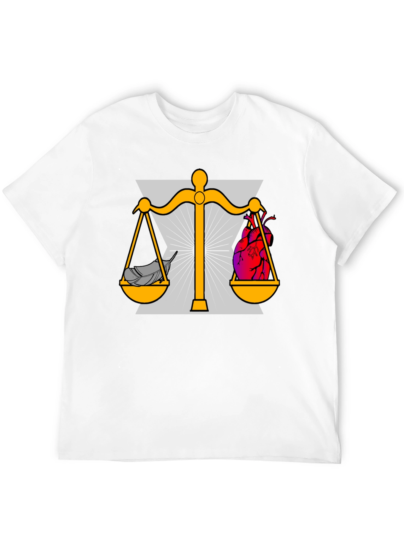 Heart and Mind Balance Graphic T-Shirt