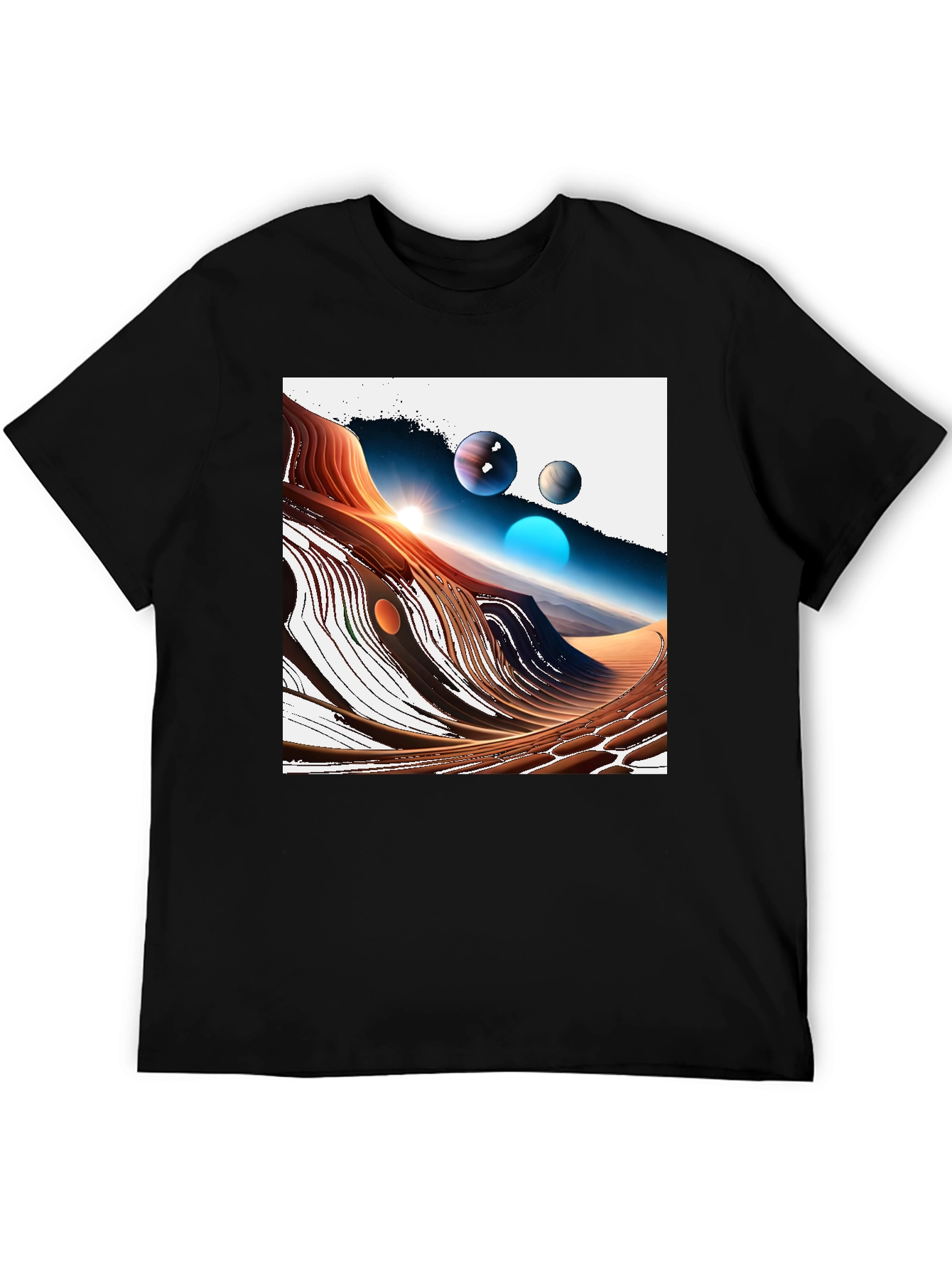 Cosmic Desert T-Shirt - Unique Graphic Tee