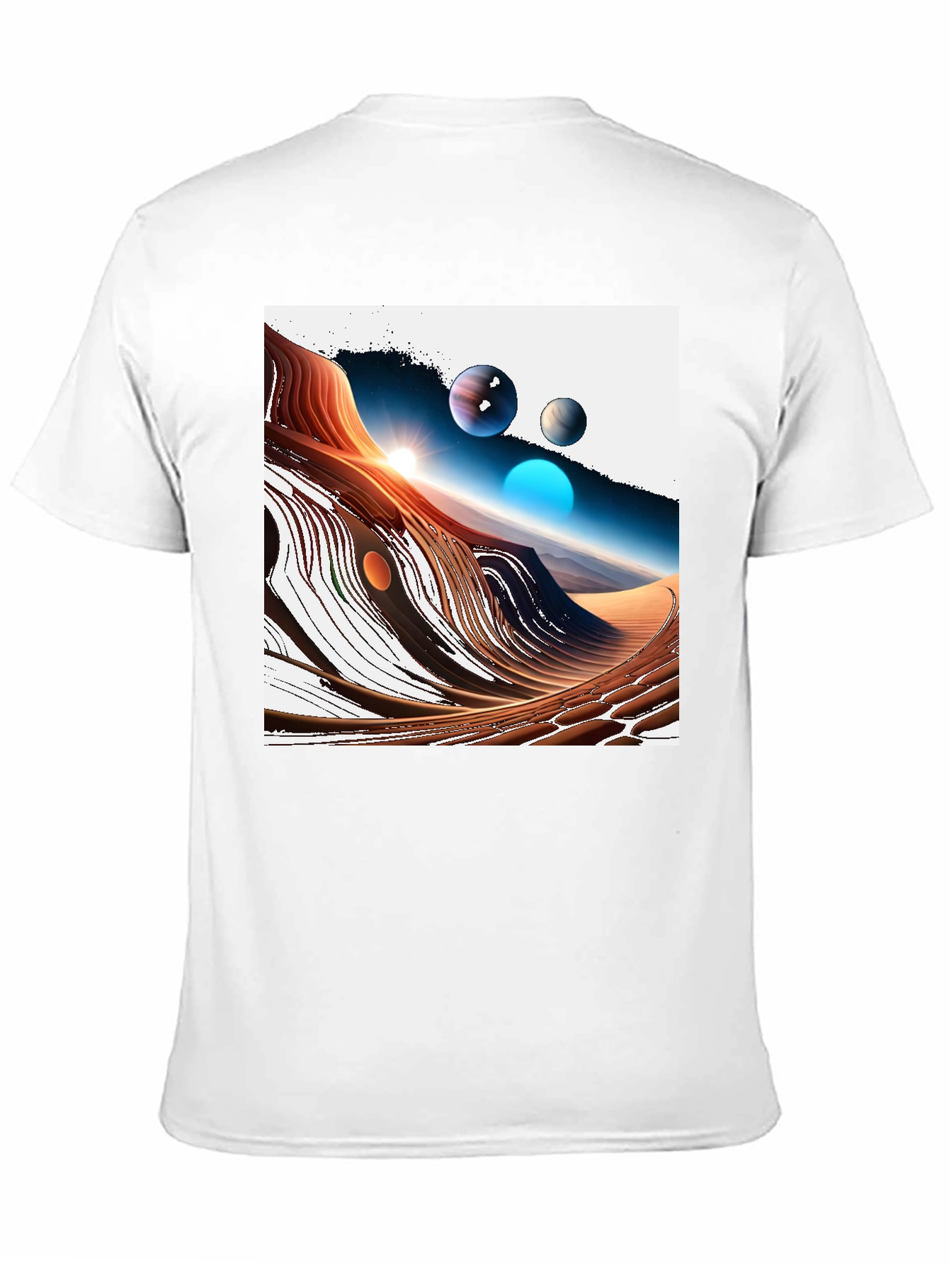 Cosmic Desert T-Shirt - Unique Graphic Tee