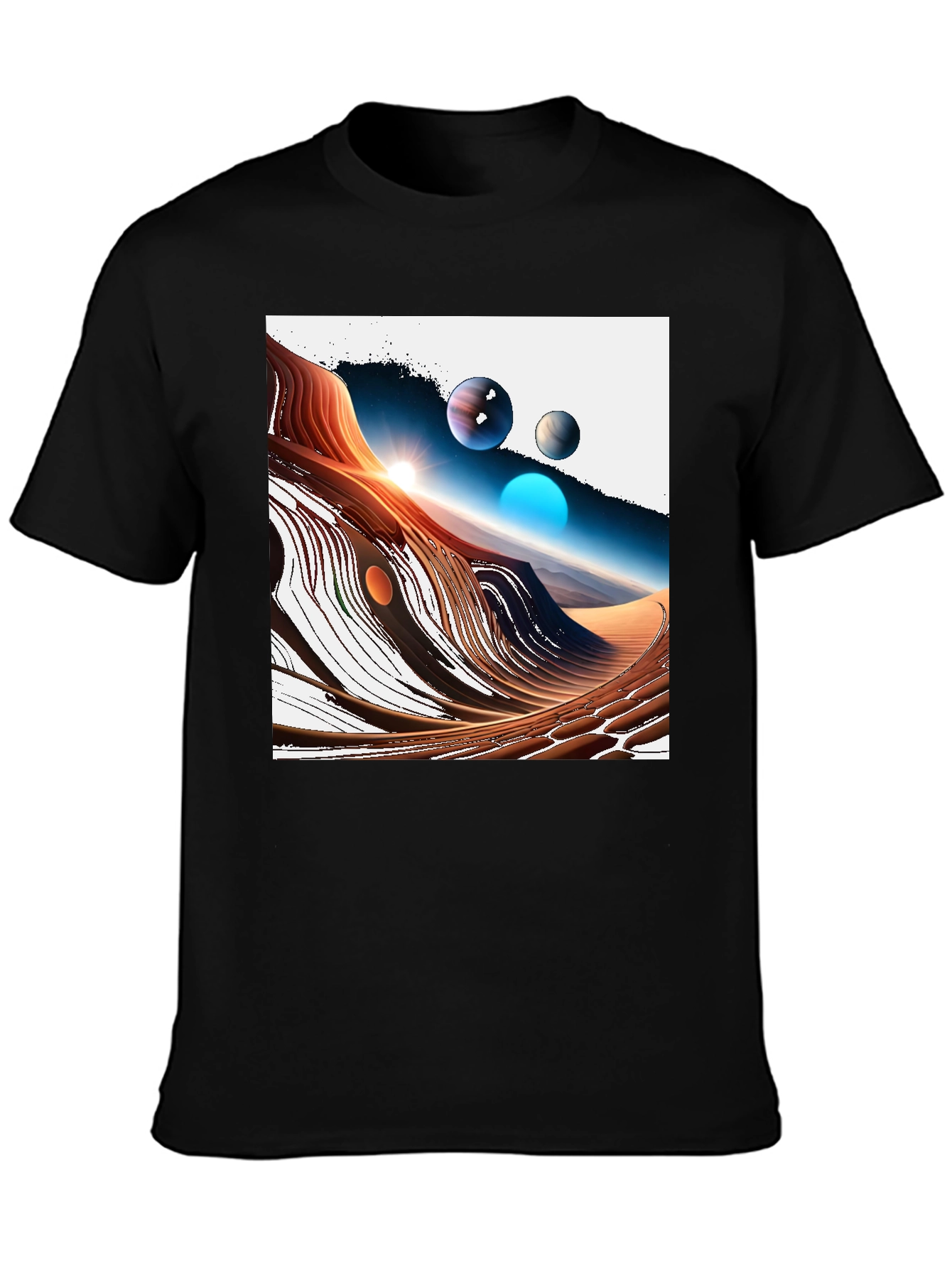 Cosmic Desert T-Shirt - Unique Graphic Tee