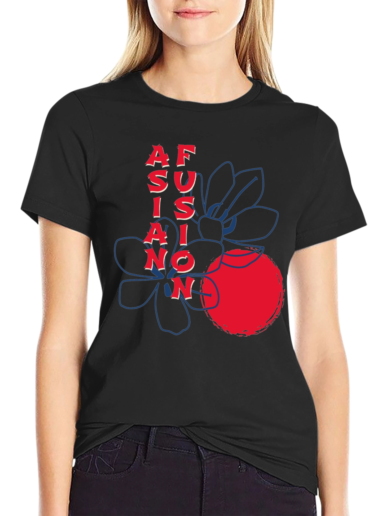Asian Fusion Graphic Tee - Stylish & Unique