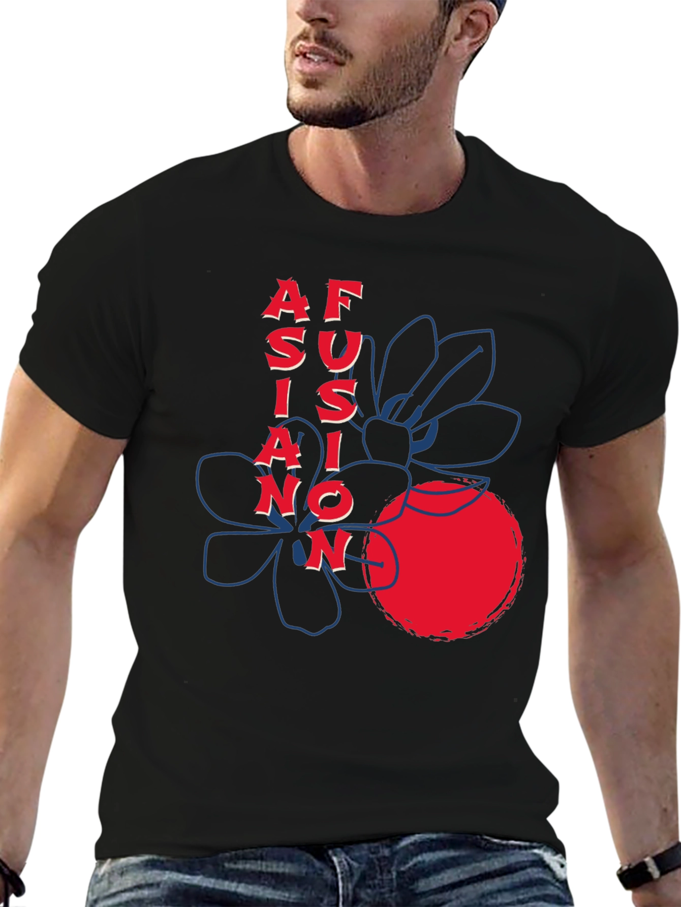 Asian Fusion Graphic Tee - Stylish & Unique