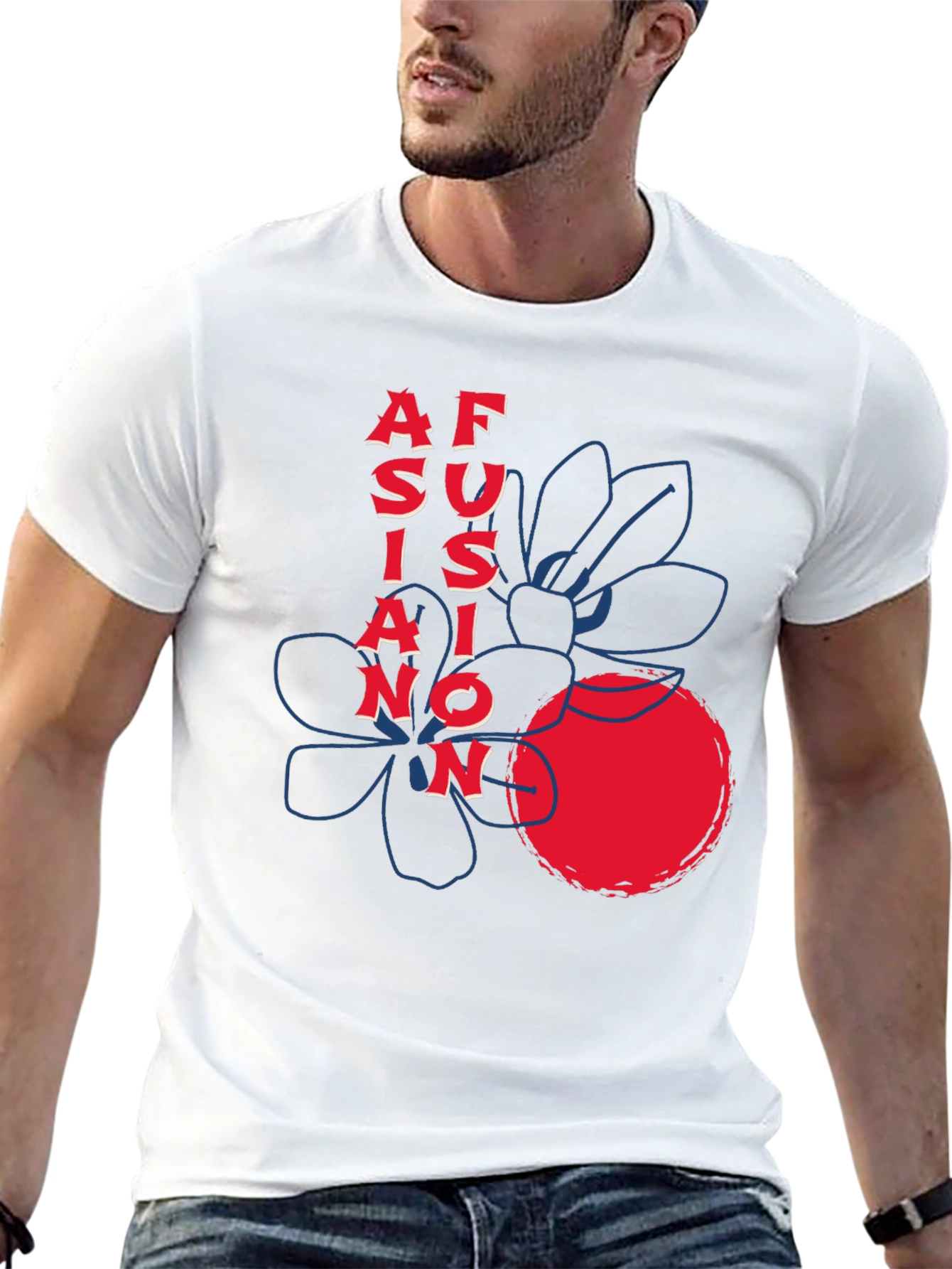 Asian Fusion Graphic Tee - Stylish & Unique
