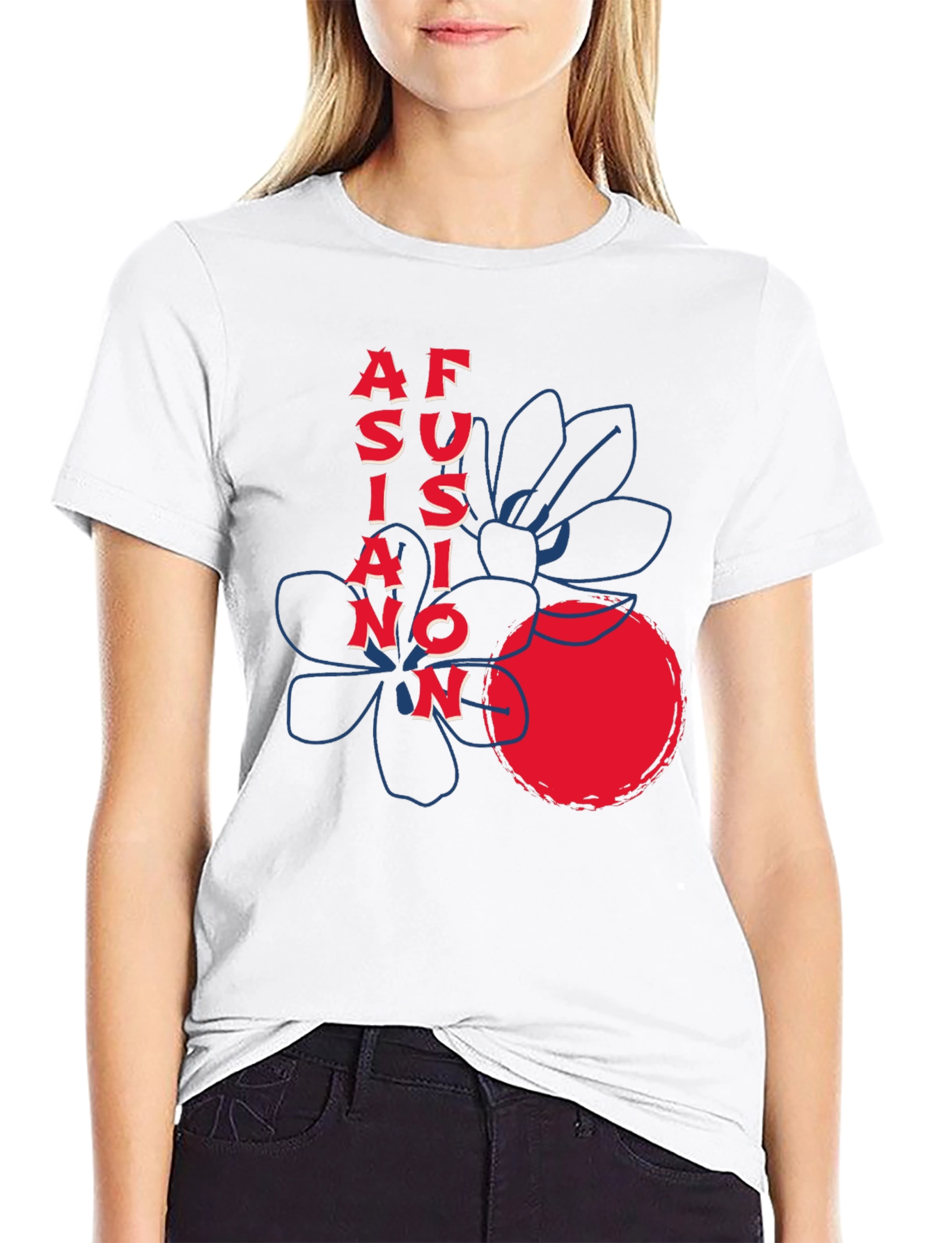Asian Fusion Graphic Tee - Stylish & Unique